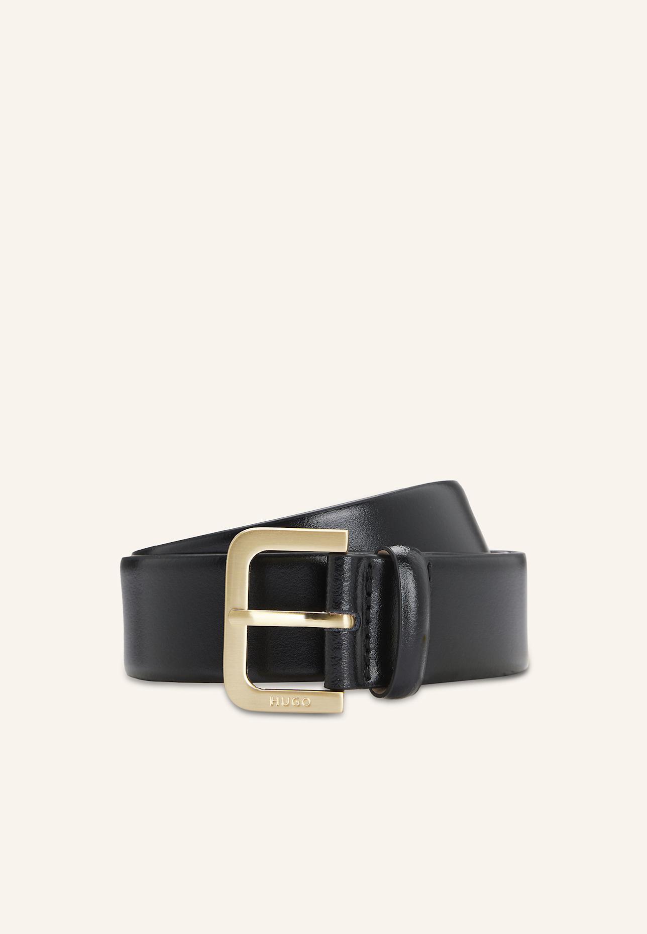 HUGO Casual Gürtel ZANA BELT 3,5 CM-ZL: SCHWARZ