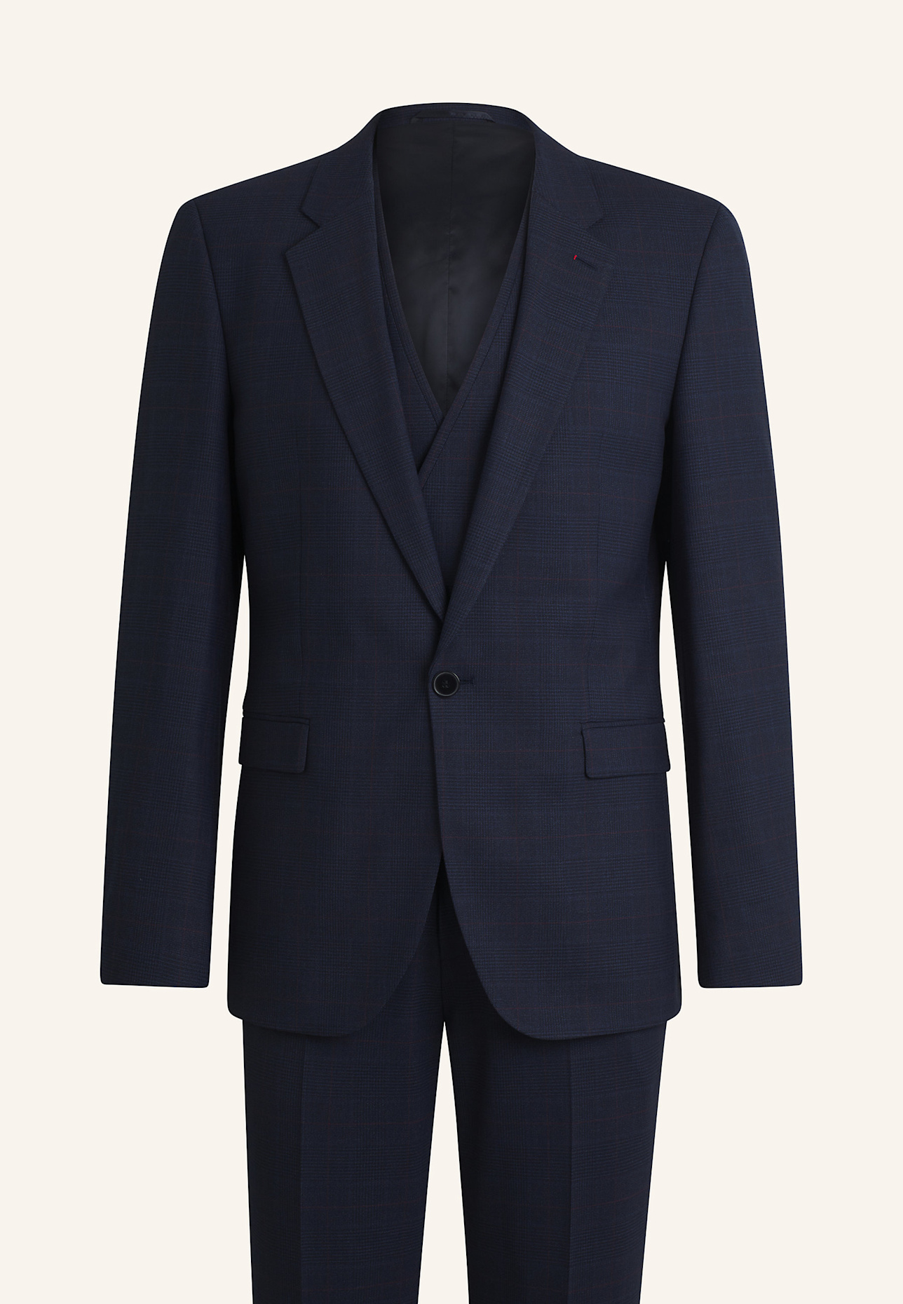 HUGO Business Anzug ARTI/HESTEN242V1X Extra-Slim Fit: DUNKELBLAU