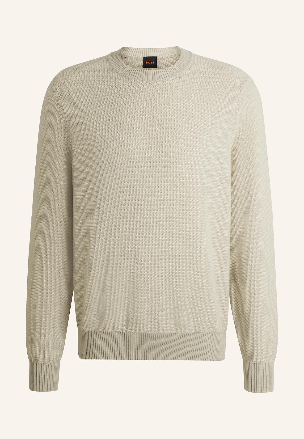 BOSS Pullover KLAPOK Regular Fit: BEIGE