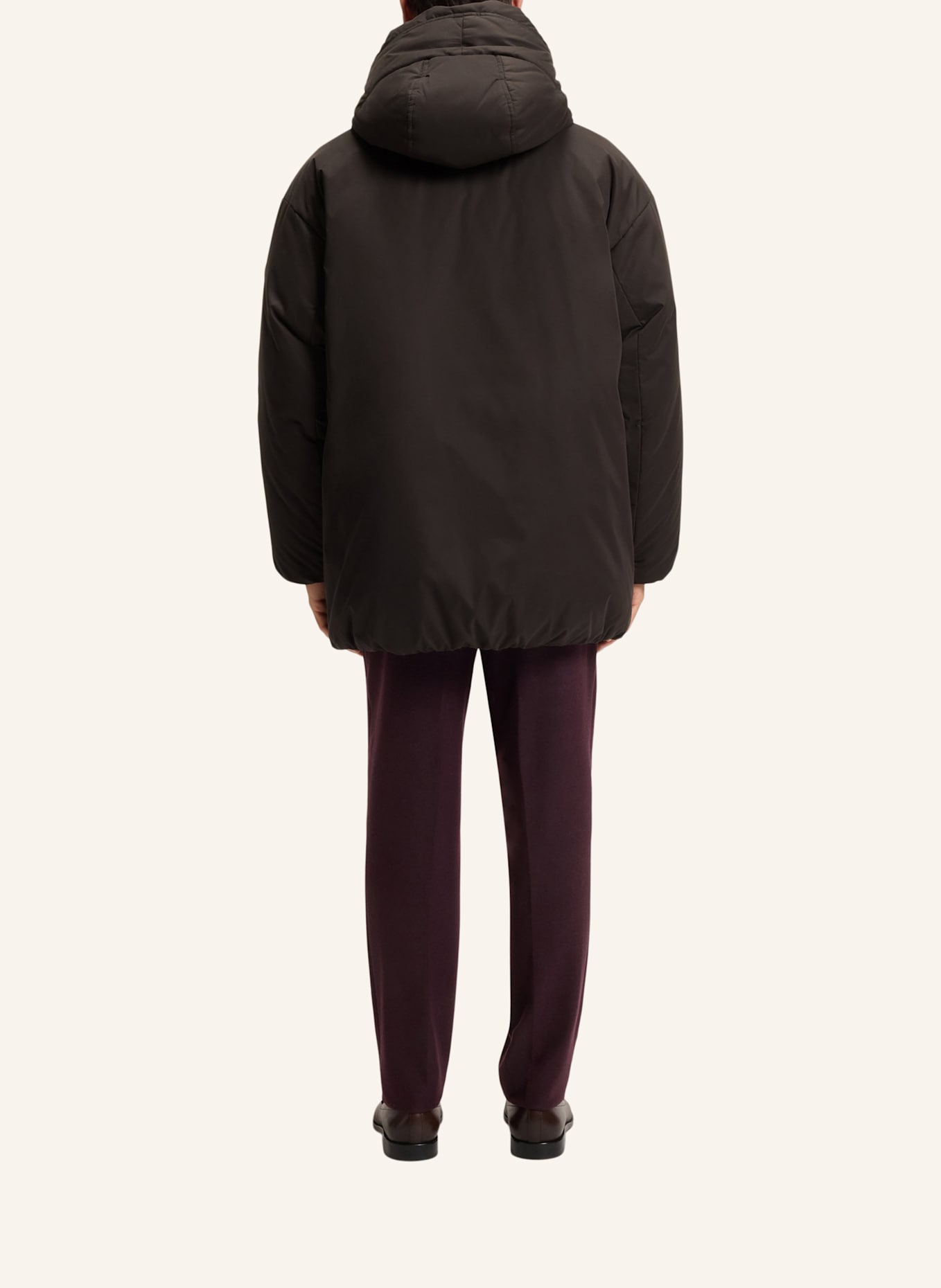 BOSS Casual Jacke C-DALARIM: DUNKELBRAUN