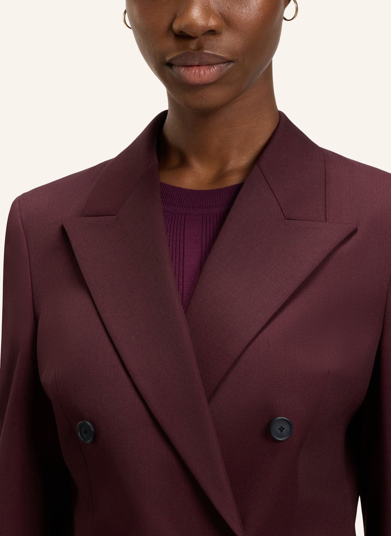 BOSS Blazer JIAMIA Slim Fit: DUNKELLILA