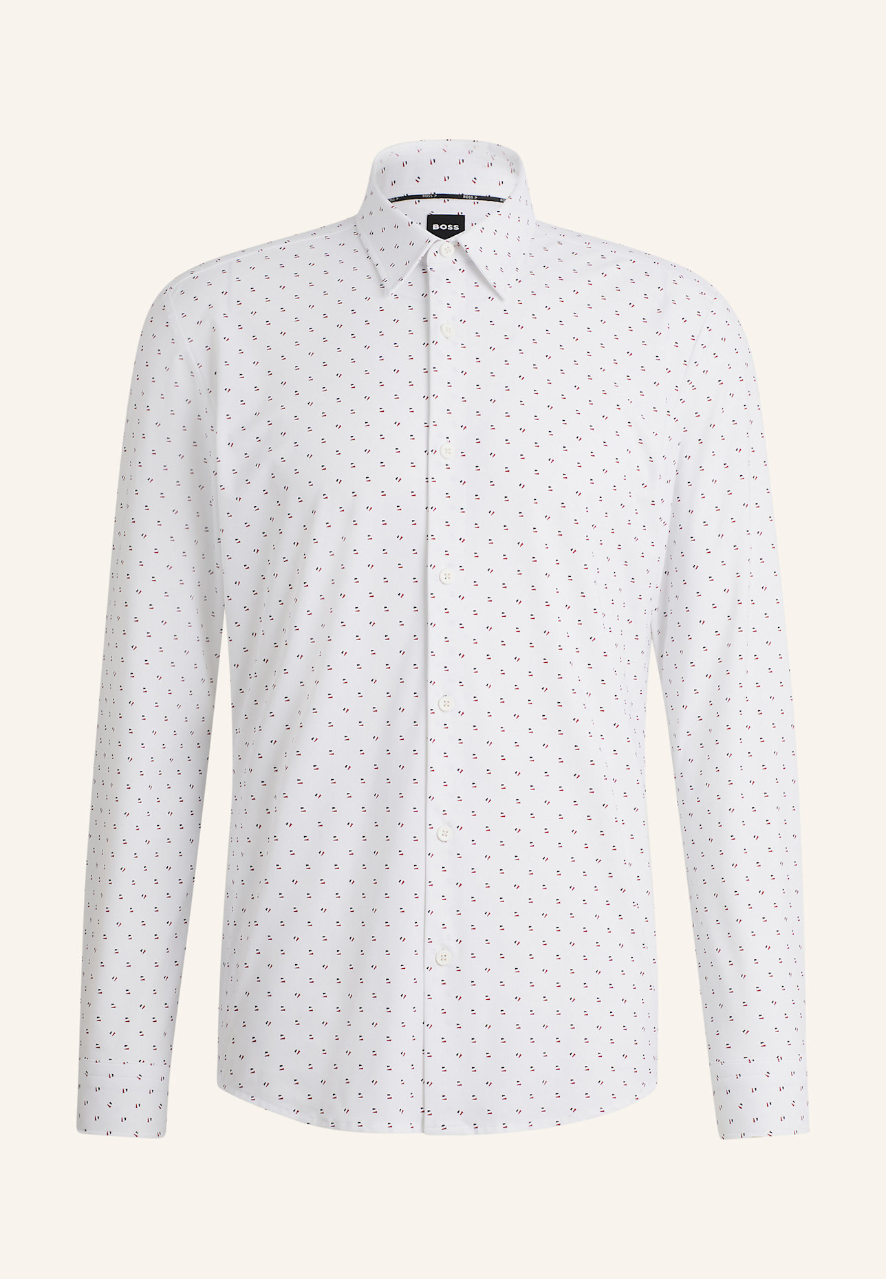 BOSS Casual Hemd P-ROAN-KENT-C1-233 Slim Fit: WEISS