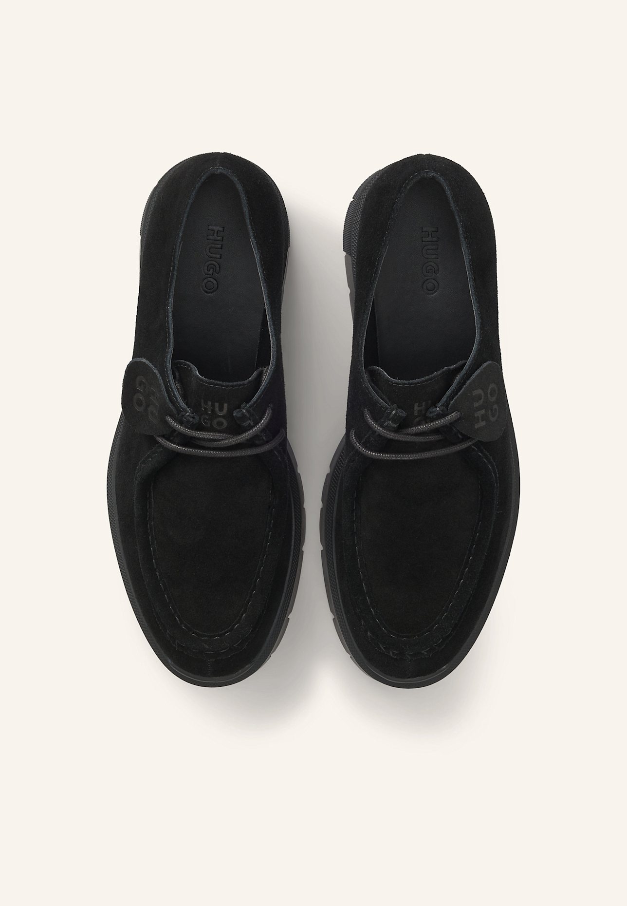 HUGO Plateau-Schnürer KRIS: SCHWARZ