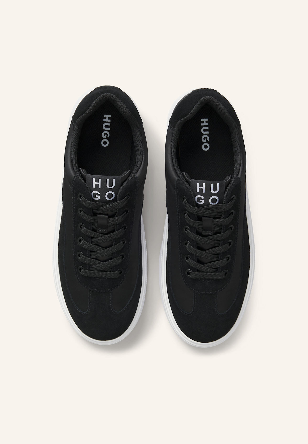 HUGO Turnschuh LYZZ_TENN_STSD: SCHWARZ