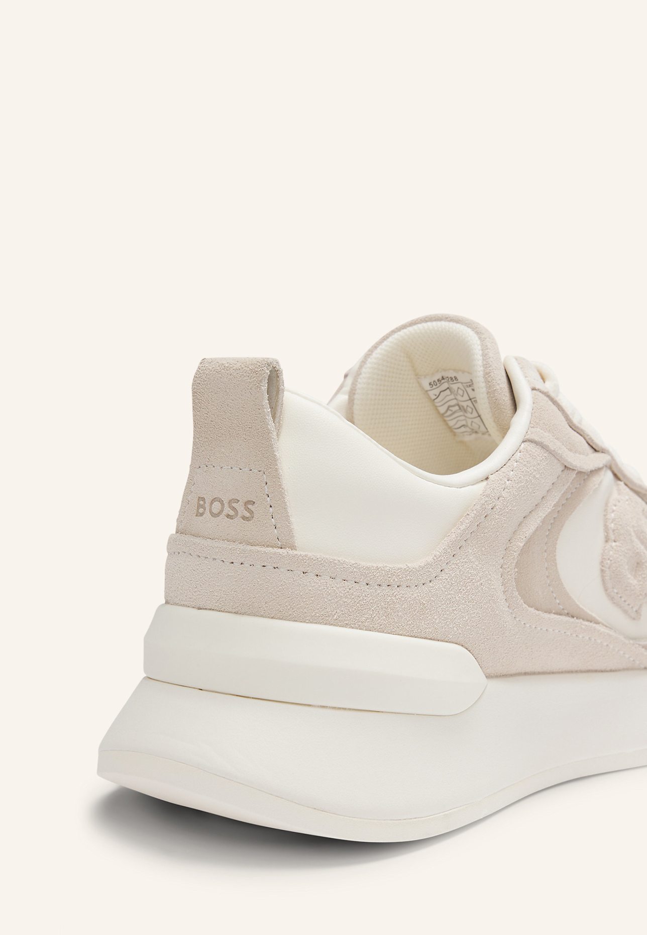 BOSS Turnschuh B ICON_RUNN_SDNAP: WEISS