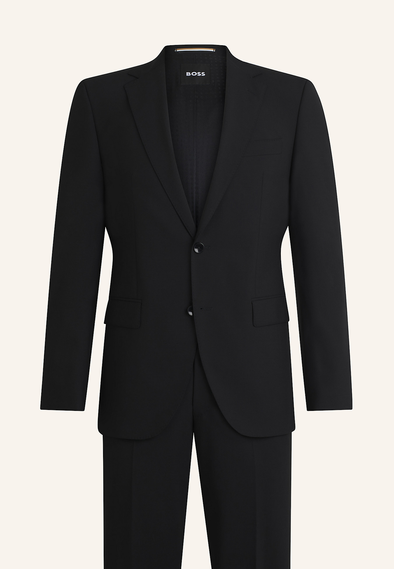 BOSS Business Anzug H-JECKSON-2PCS-224 Regular Fit: SCHWARZ