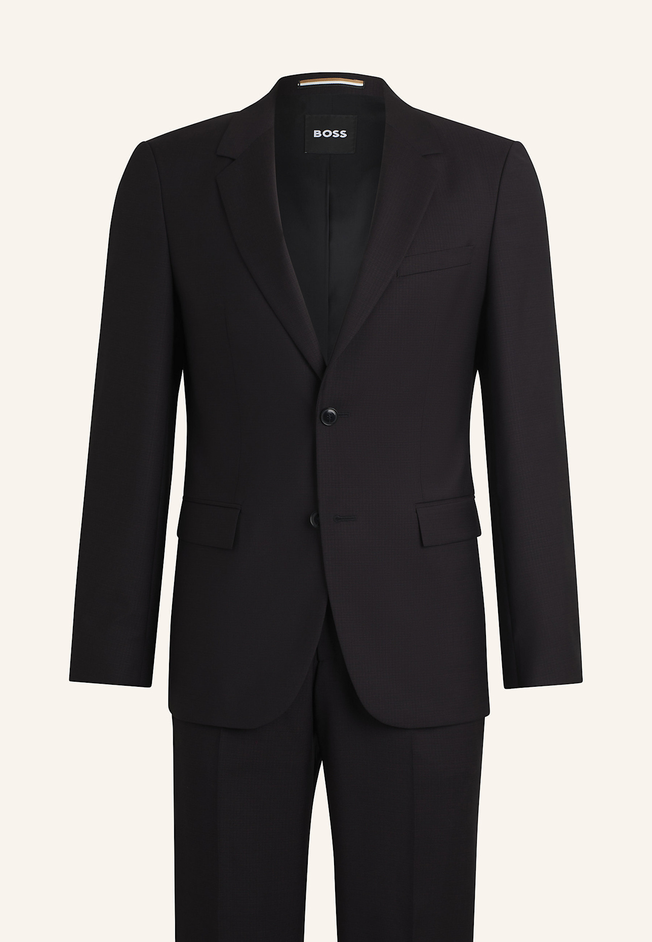 BOSS Business Anzug H-HOUSTON-2PCS-252 Slim Fit: DUNKELROT