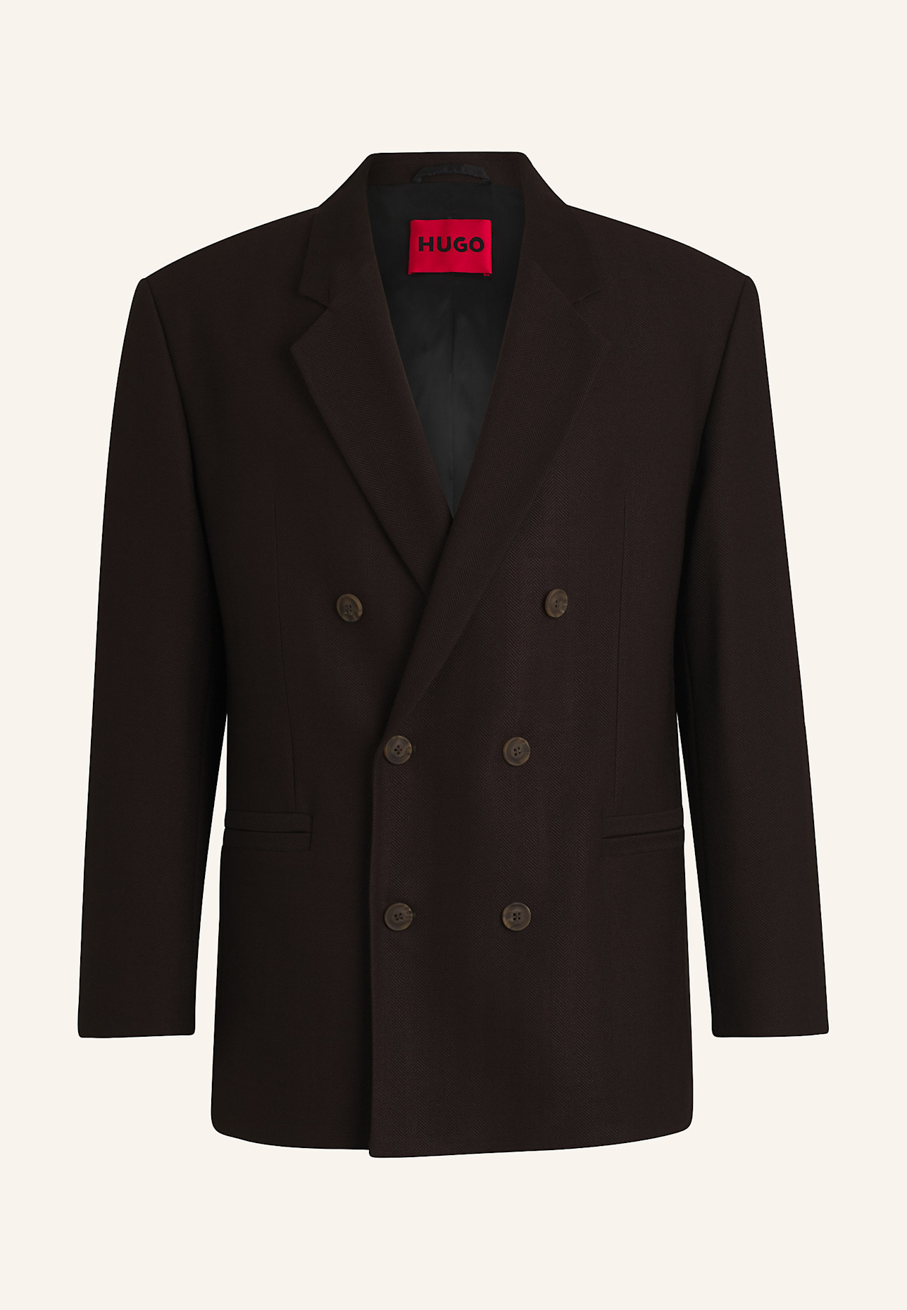 HUGO Blazer USMAR253F1X: BRAUN