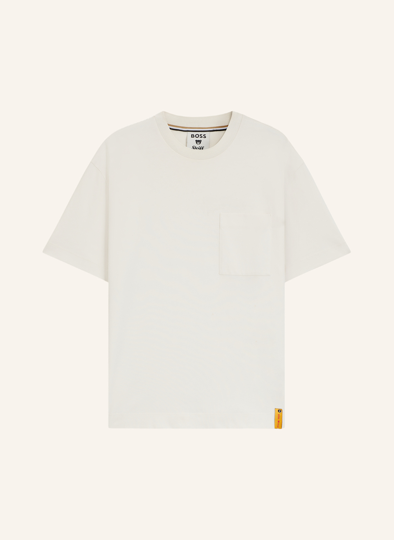 BOSS T-Shirt C-TAMES BOSS X STEIFF: WEISS