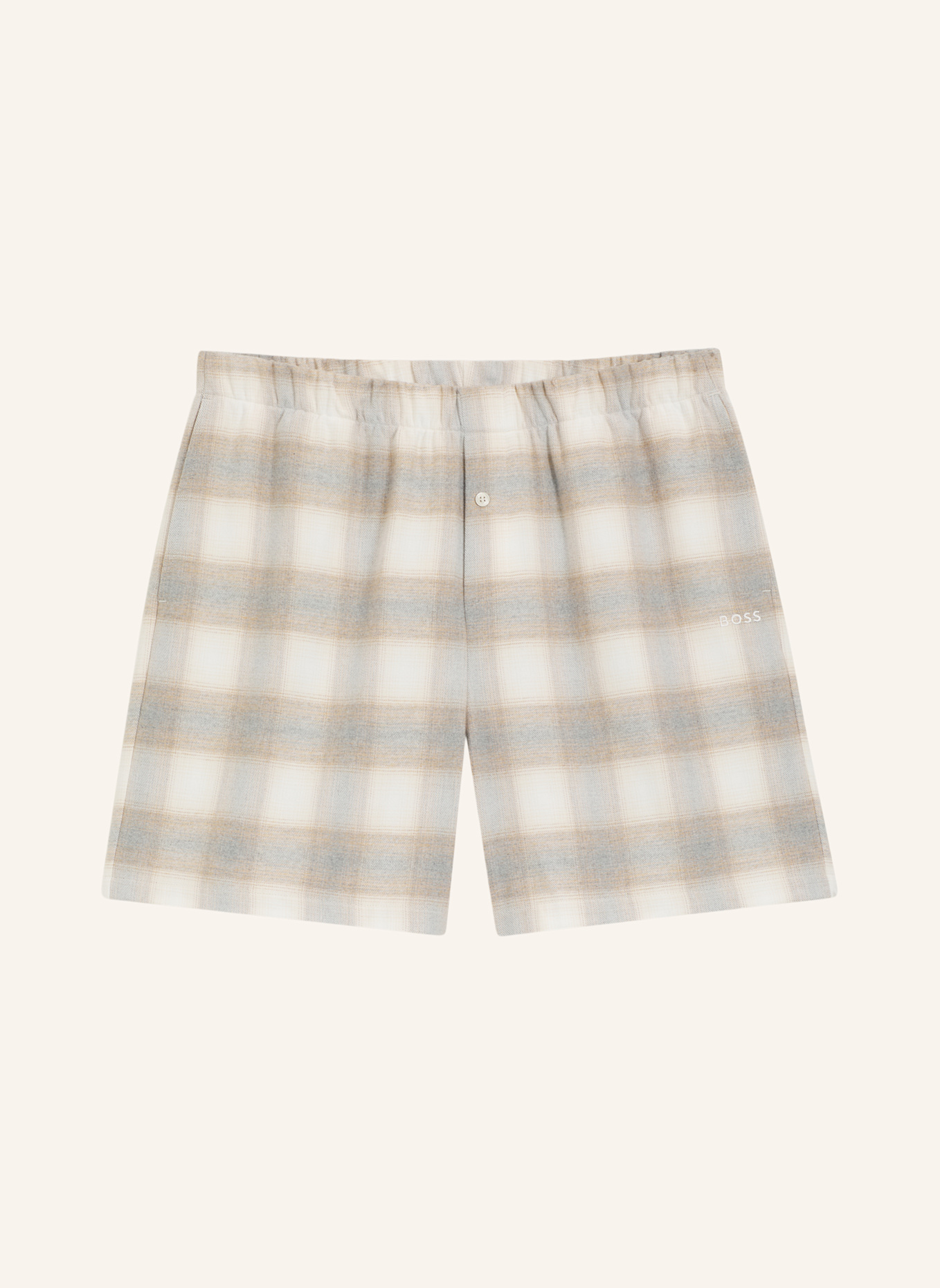 BOSS Pyjamas Unterteil WINTER WHITE SHORTS: WEISS