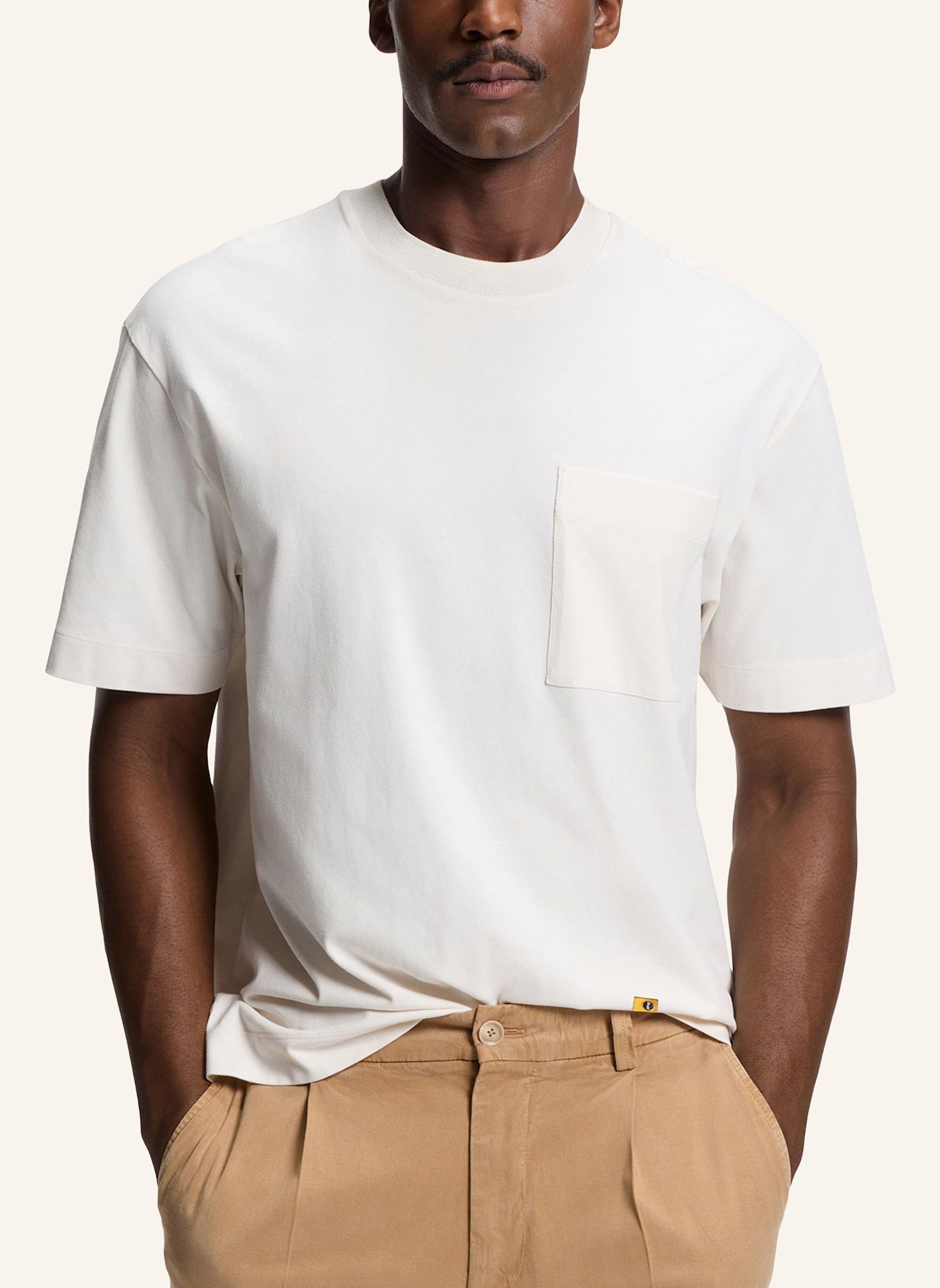 BOSS T-Shirt C-TAMES BOSS X STEIFF: WEISS