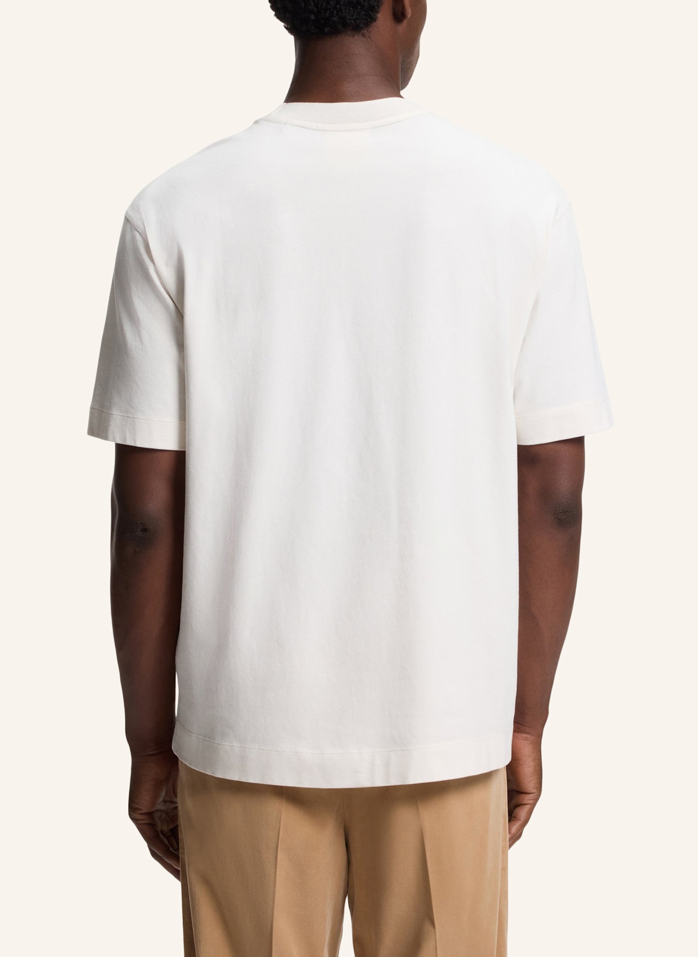 BOSS T-Shirt C-TAMES BOSS X STEIFF: WEISS