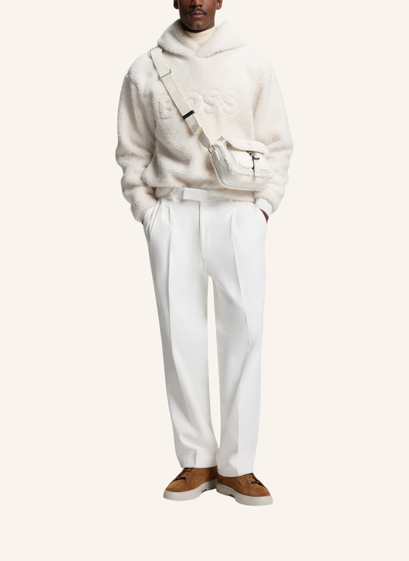 BOSS Crossbody-Tasche B_ICON BOSS X STEIFF: WEISS