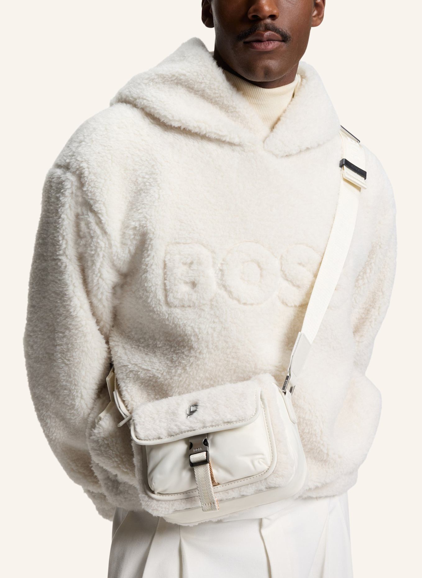 BOSS Crossbody-Tasche B_ICON BOSS X STEIFF: WEISS
