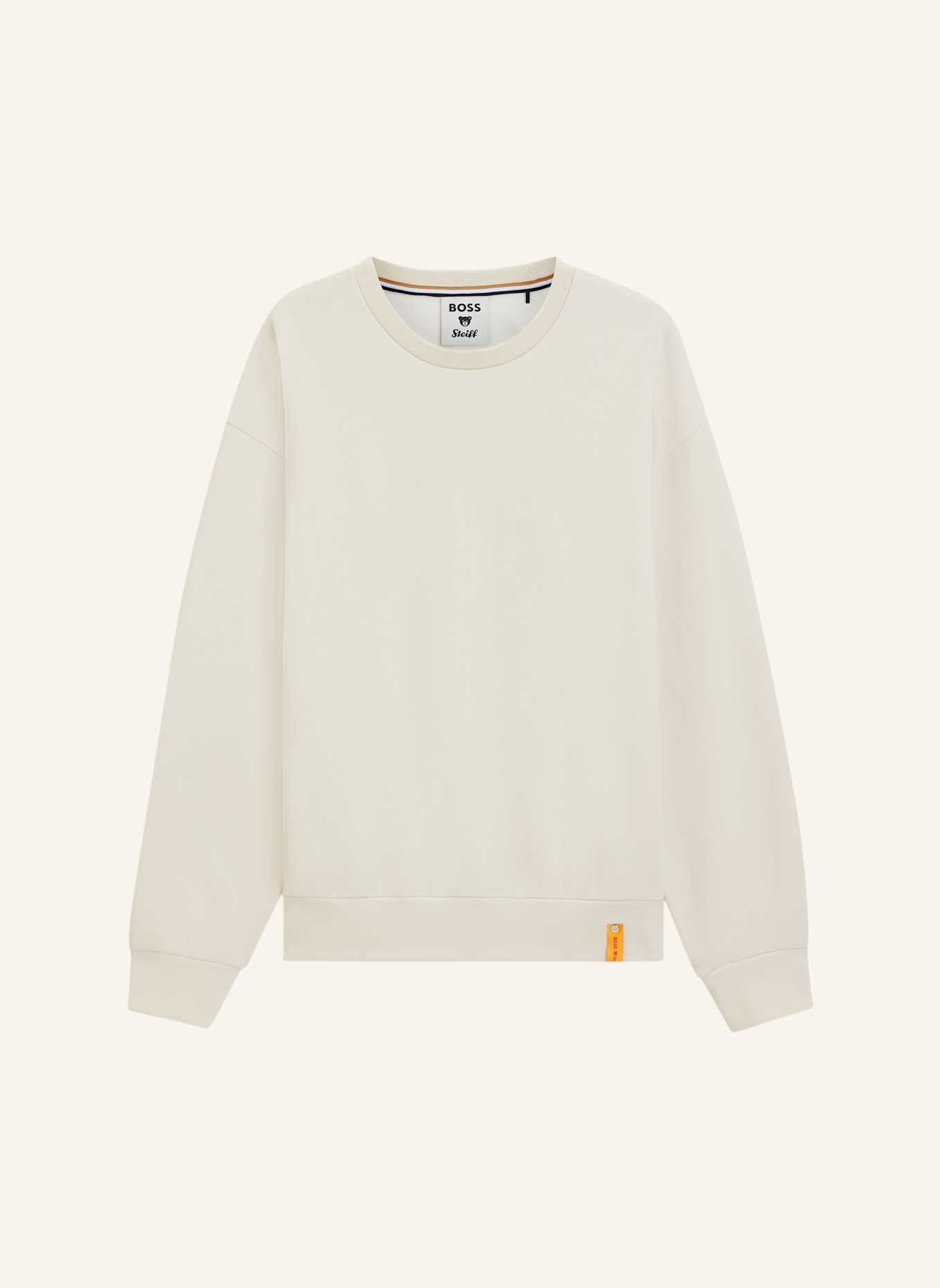 BOSS Sweatshirt C-SOLERI  Regular Fit  BOSS X STEIFF: WEISS