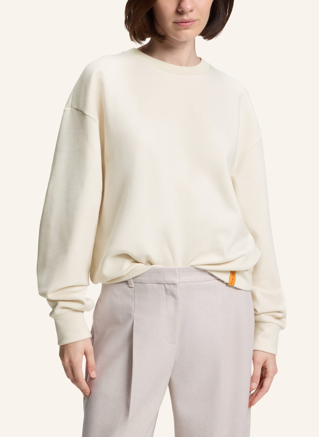 BOSS Sweatshirt C-SOLERI  Regular Fit  BOSS X STEIFF: WEISS