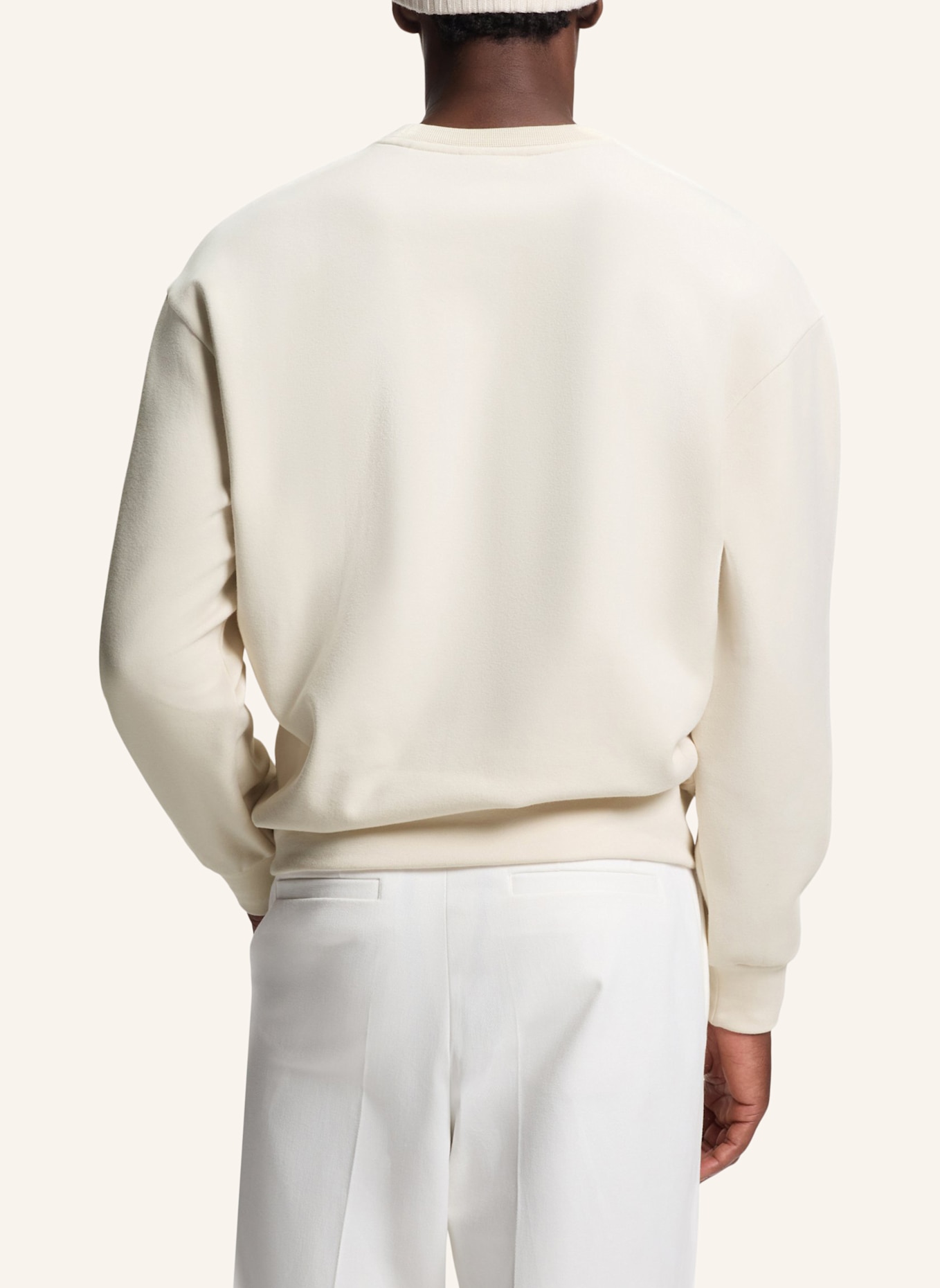 BOSS Sweatshirt C-SOLERI  Regular Fit  BOSS X STEIFF: WEISS