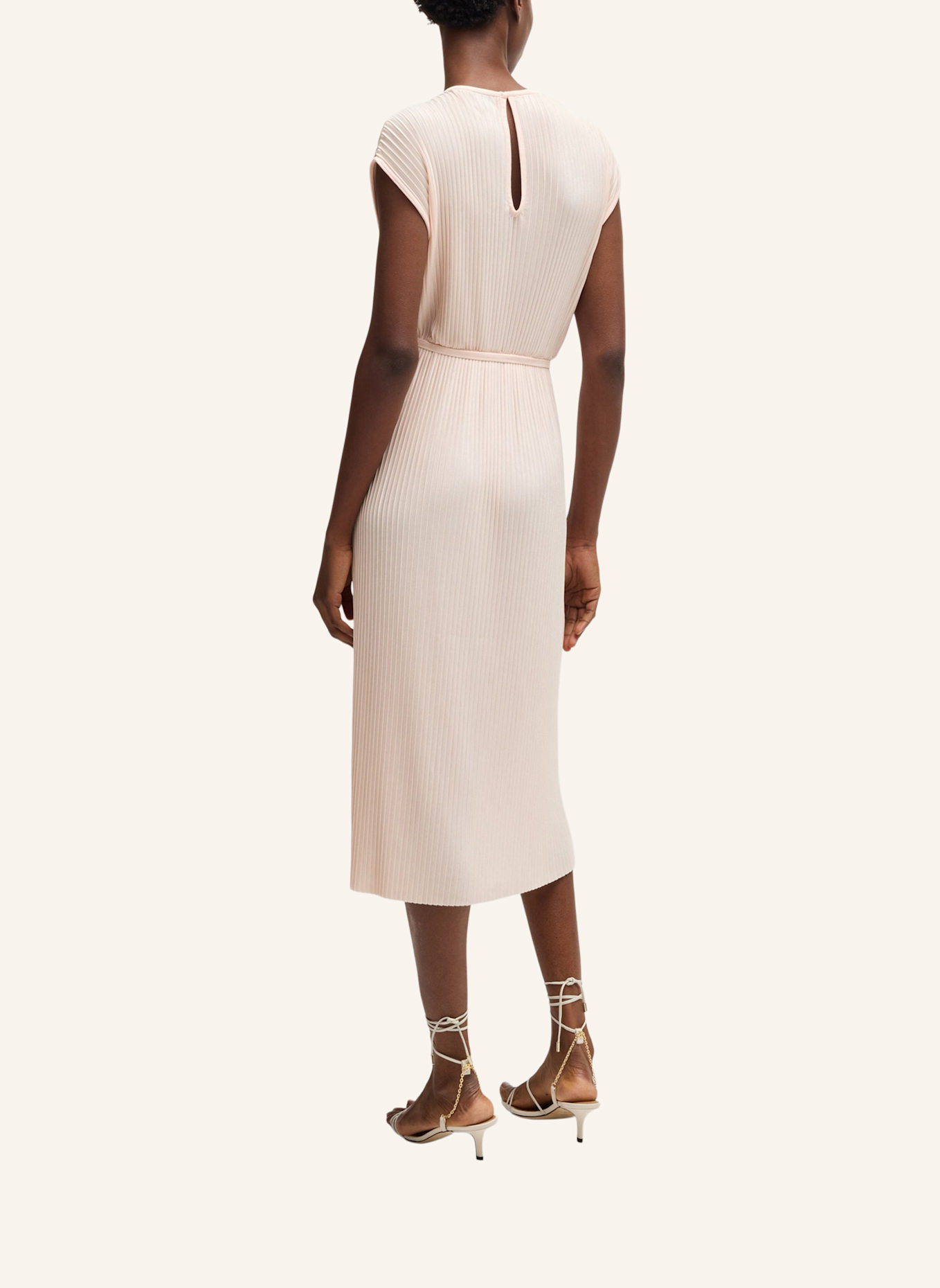 BOSS Jersey-Kleid EMAURA Regular Fit: HELLROSA