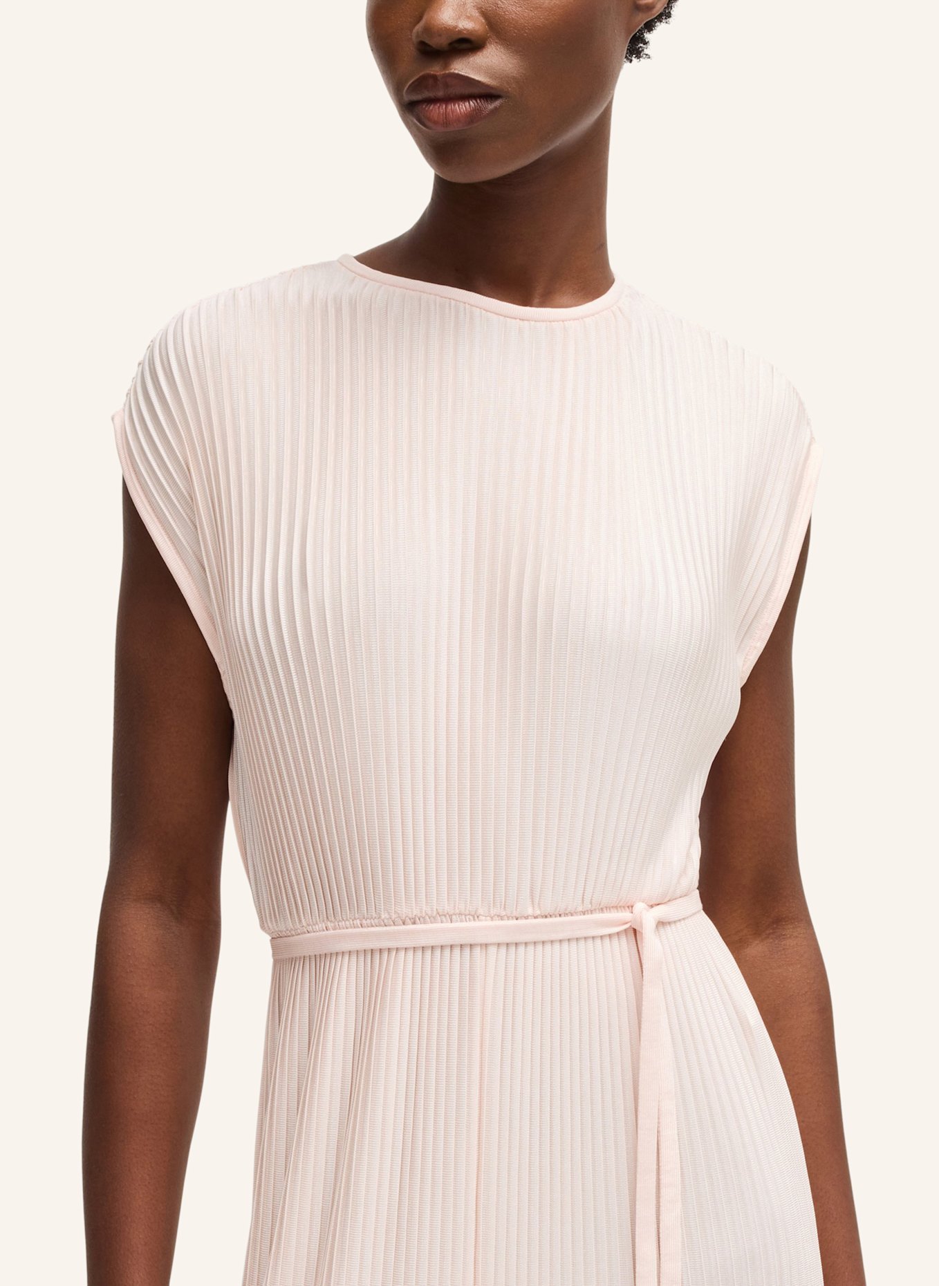 BOSS Jersey-Kleid EMAURA Regular Fit: HELLROSA