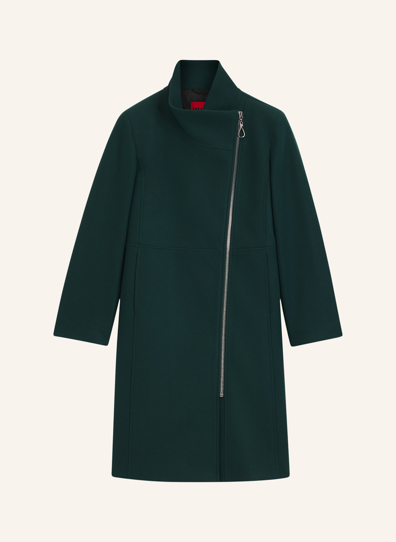 HUGO Mantel: DUNKELGRÜN