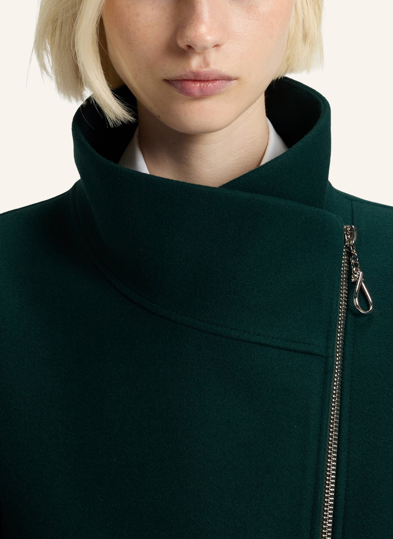 HUGO Mantel: DUNKELGRÜN