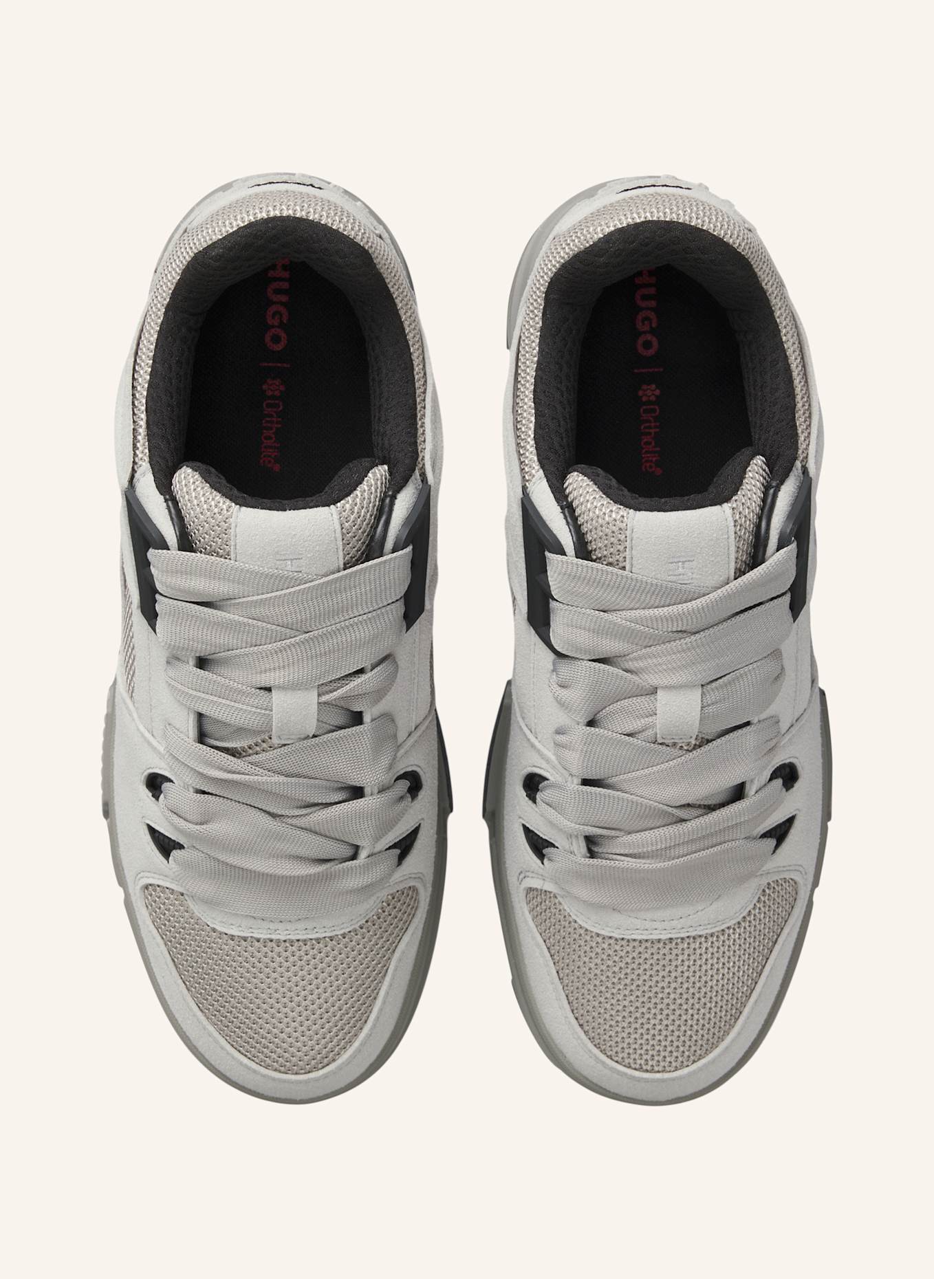 HUGO Sneaker YARROW_TENN_DCMF: GRAU