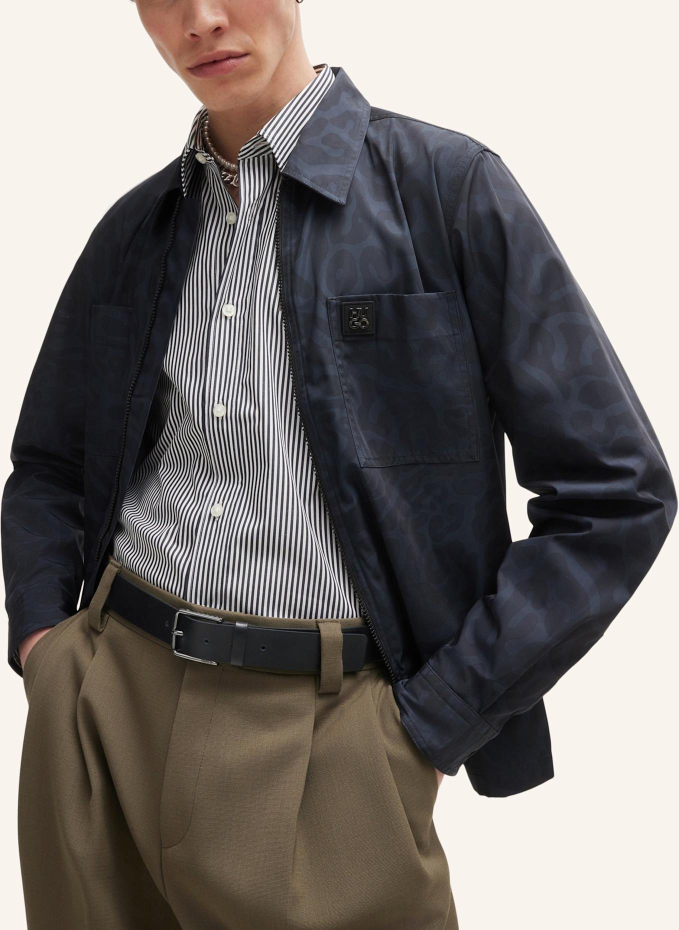 HUGO Business Gürtel GERIK_SZ35: SCHWARZ