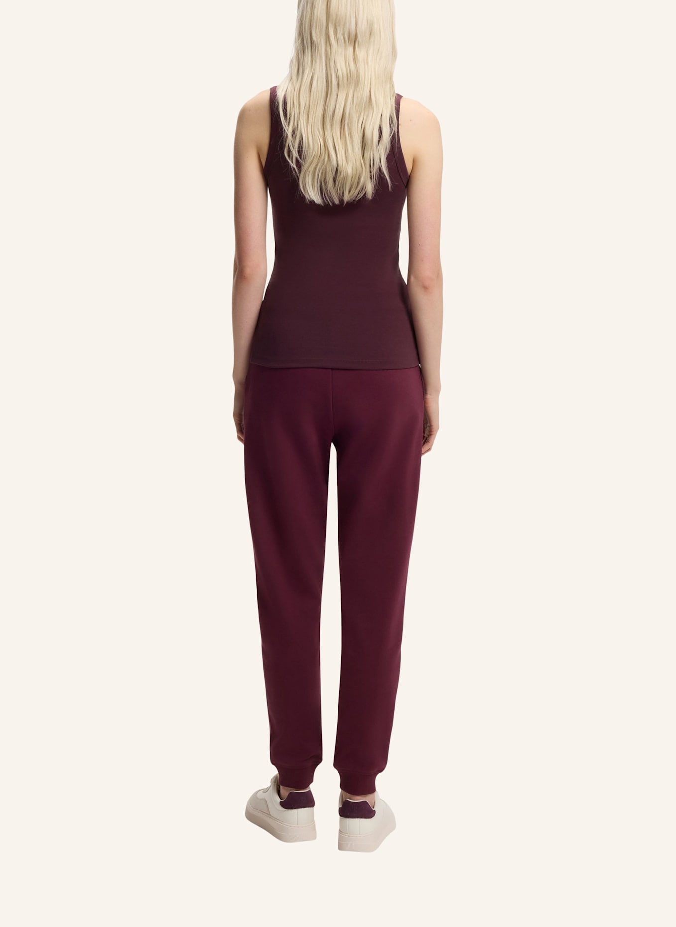 HUGO Casual Top DATAMIA Slim Fit: DUNKELLILA