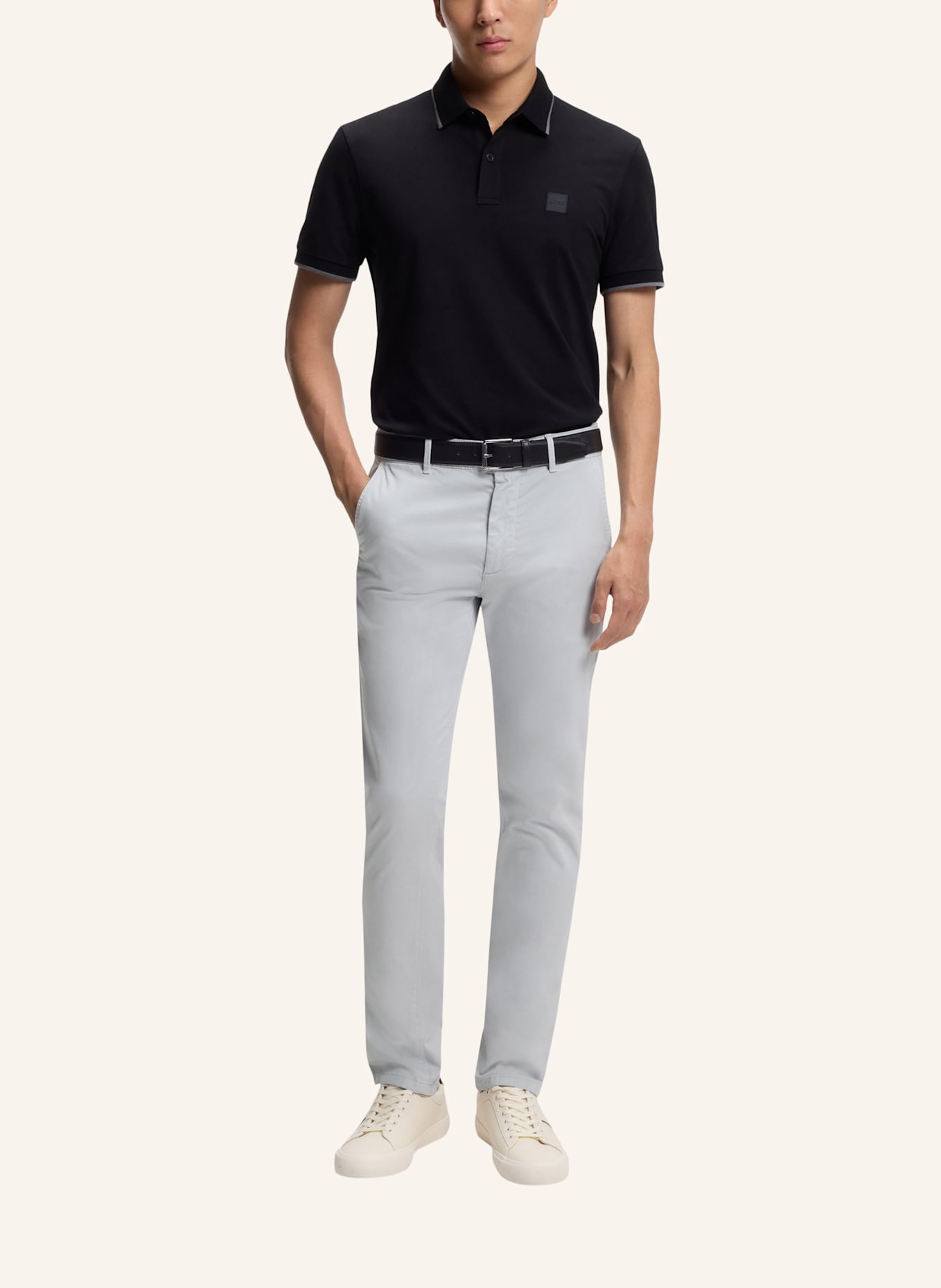 BOSS Chino CHINO Slim Fit: HELLGRAU