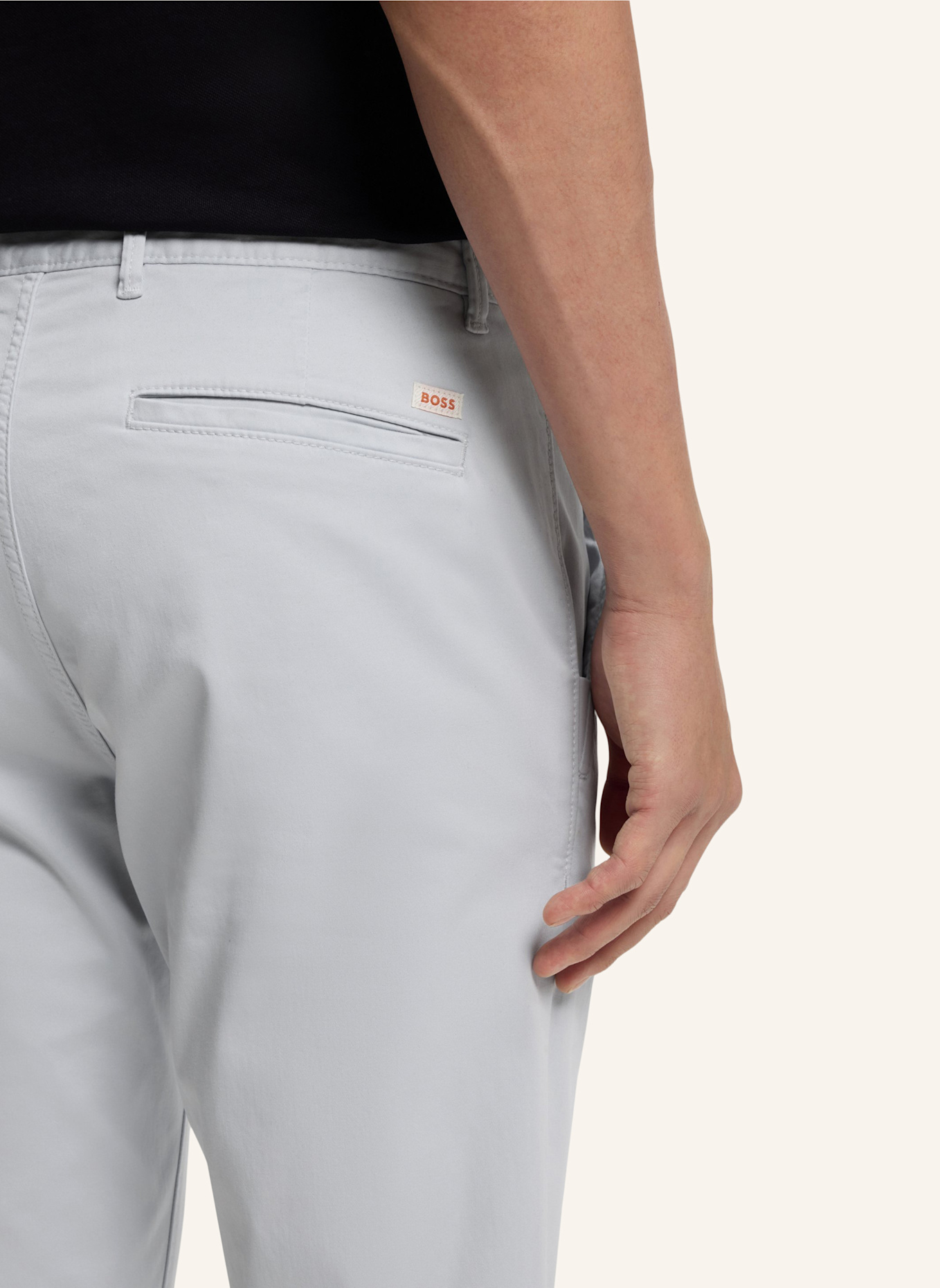 BOSS Chino CHINO Slim Fit: HELLGRAU