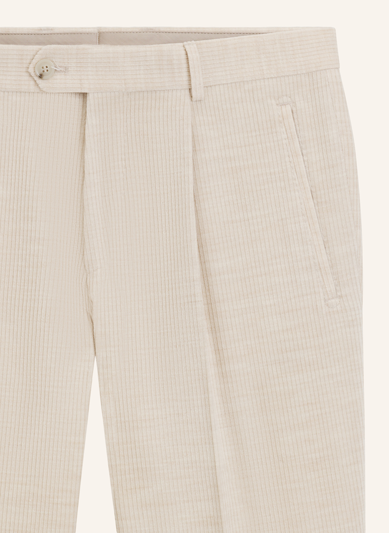 BOSS Business Hose L-PEET-PLEAT-241 Relaxed Fit: BEIGE