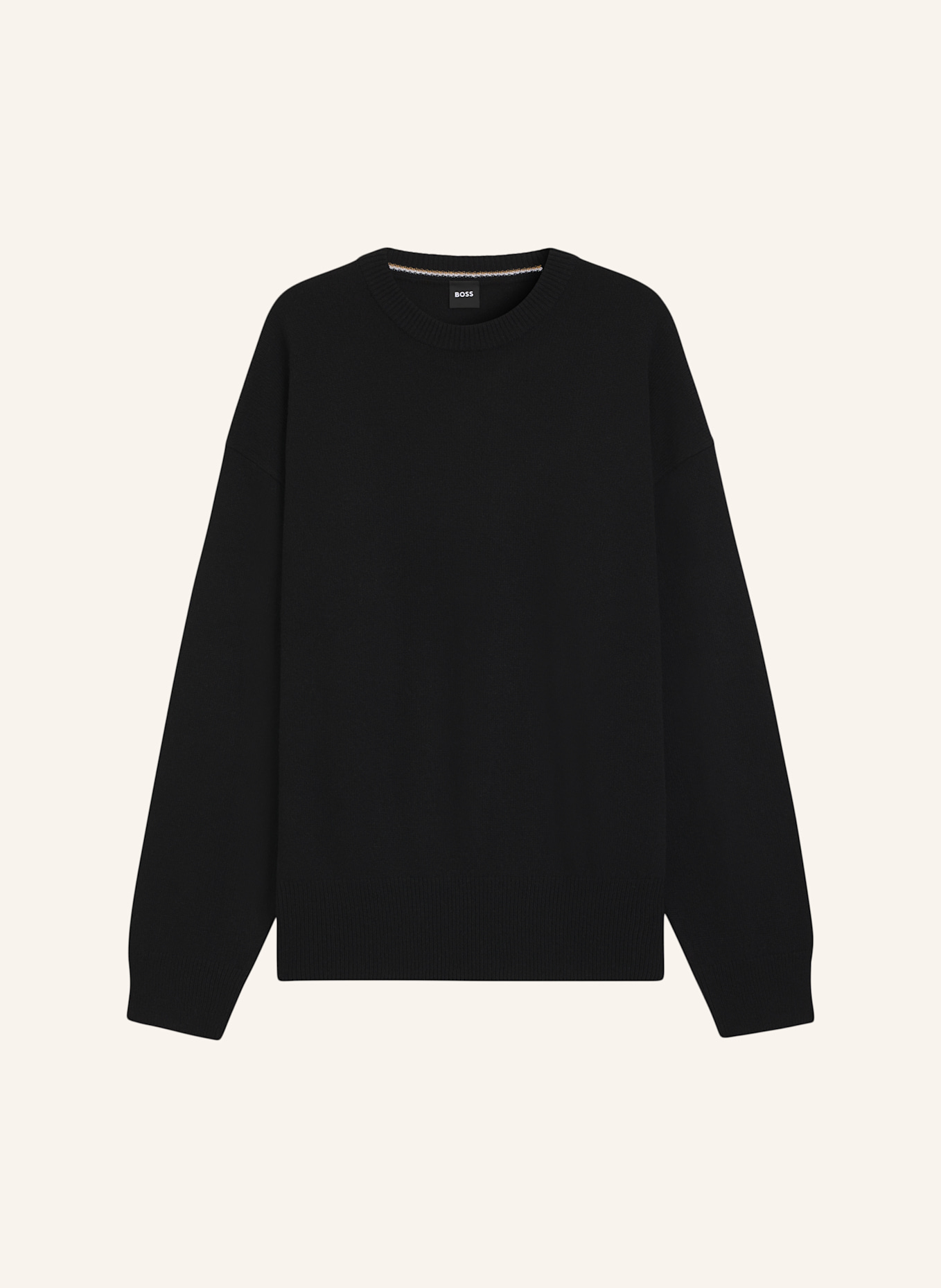 BOSS Pullover C-HERCOLE Relaxed Fit: SCHWARZ