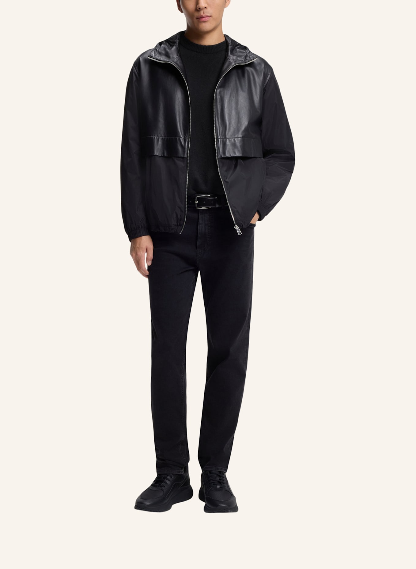 BOSS Pullover C-HERCOLE Relaxed Fit: SCHWARZ