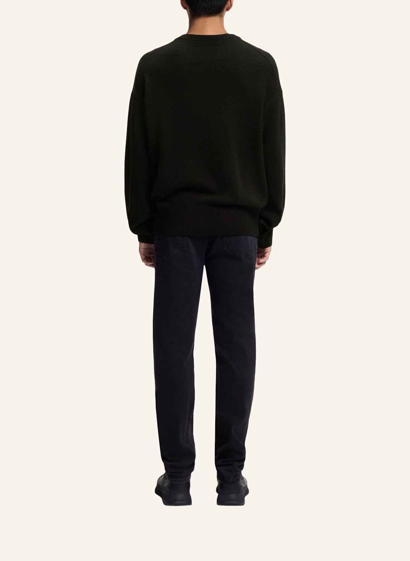 BOSS Pullover C-HERCOLE Relaxed Fit: SCHWARZ