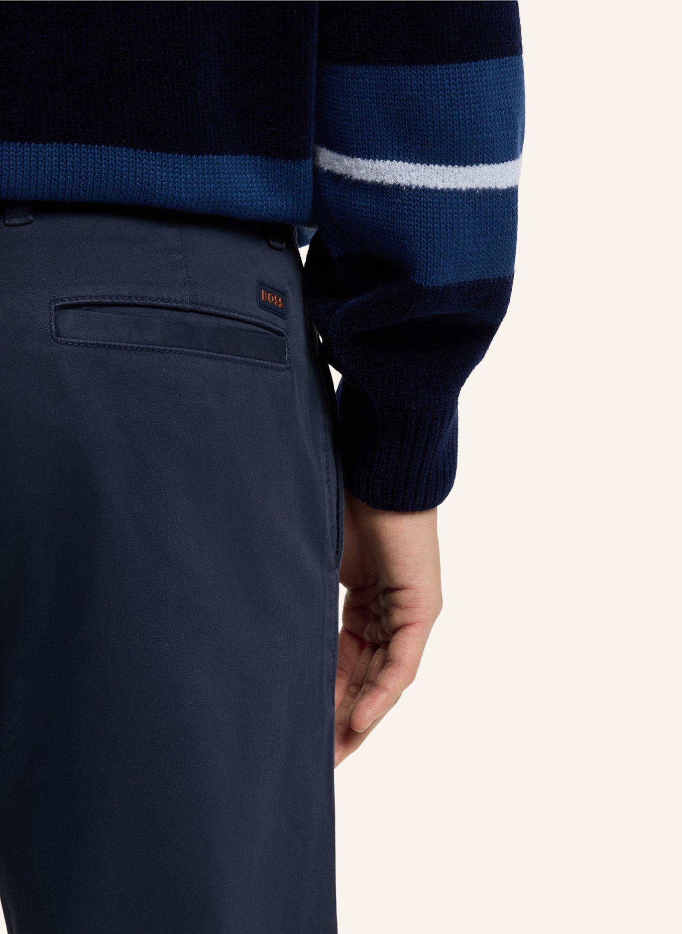 BOSS Chino REGULAR-1 Regular Fit: BLAU