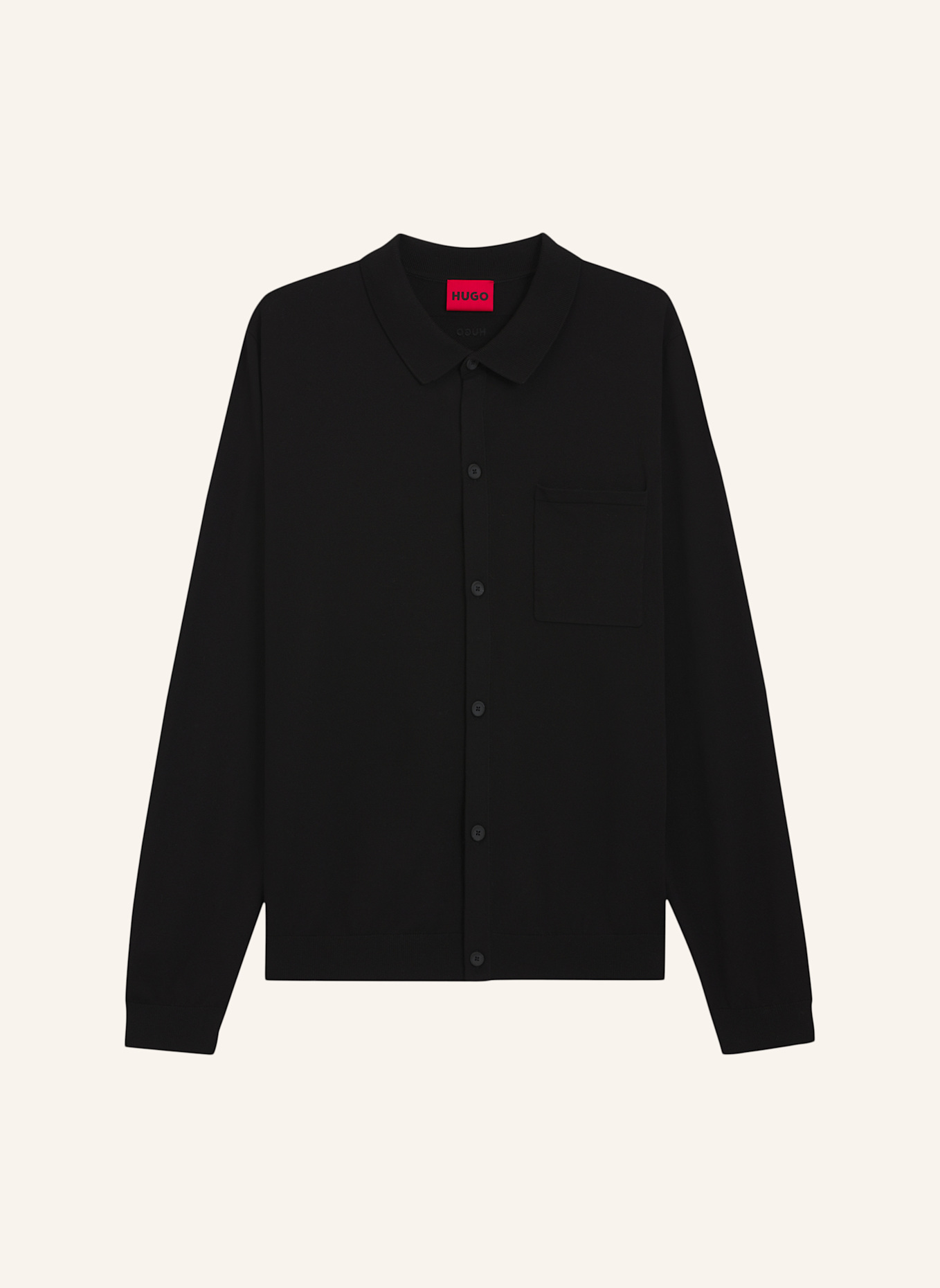 HUGO Casual Jacke SAN JORDAN-CV Regular Fit: SCHWARZ