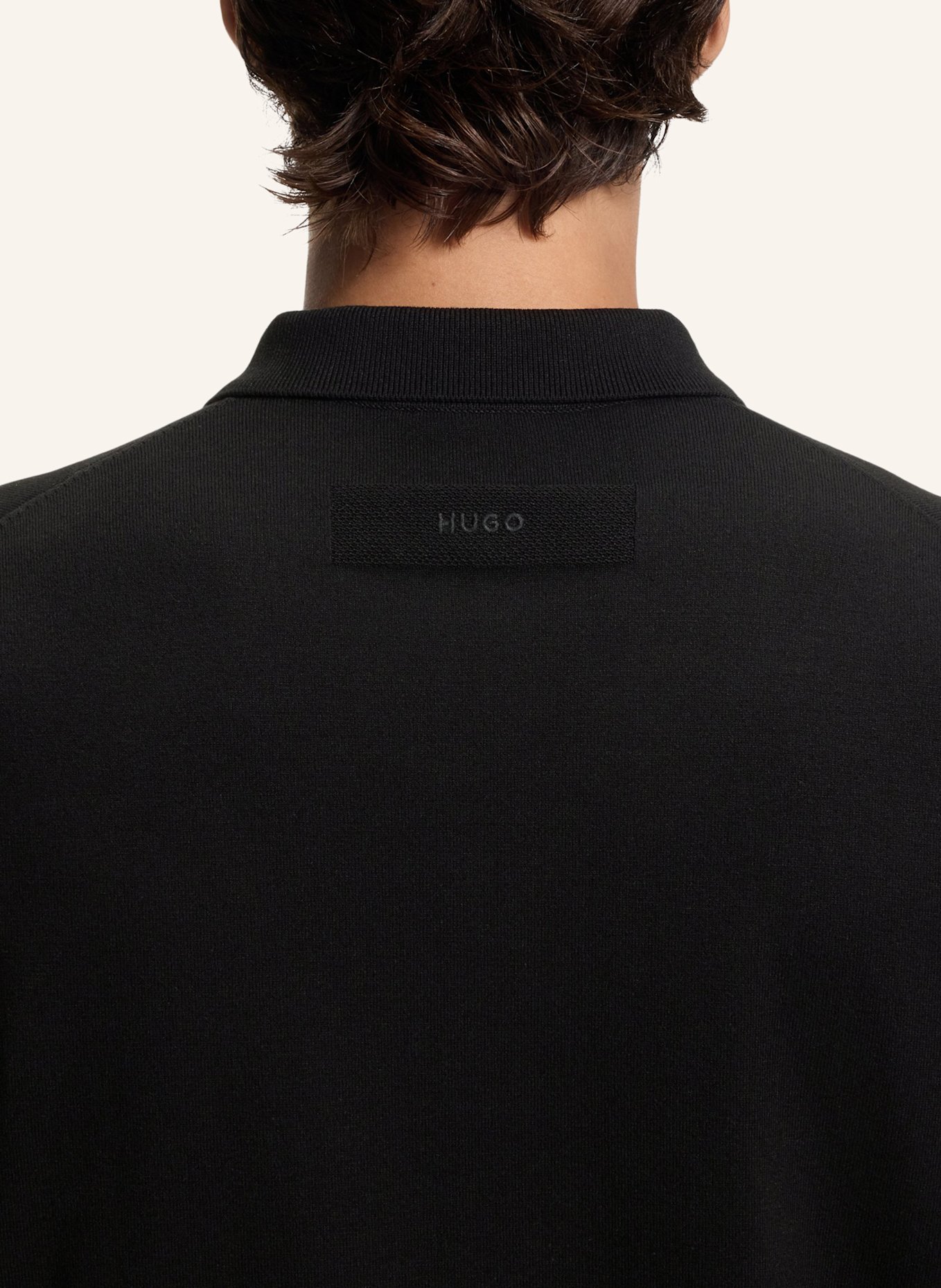 HUGO Casual Jacke SAN JORDAN-CV Regular Fit: SCHWARZ