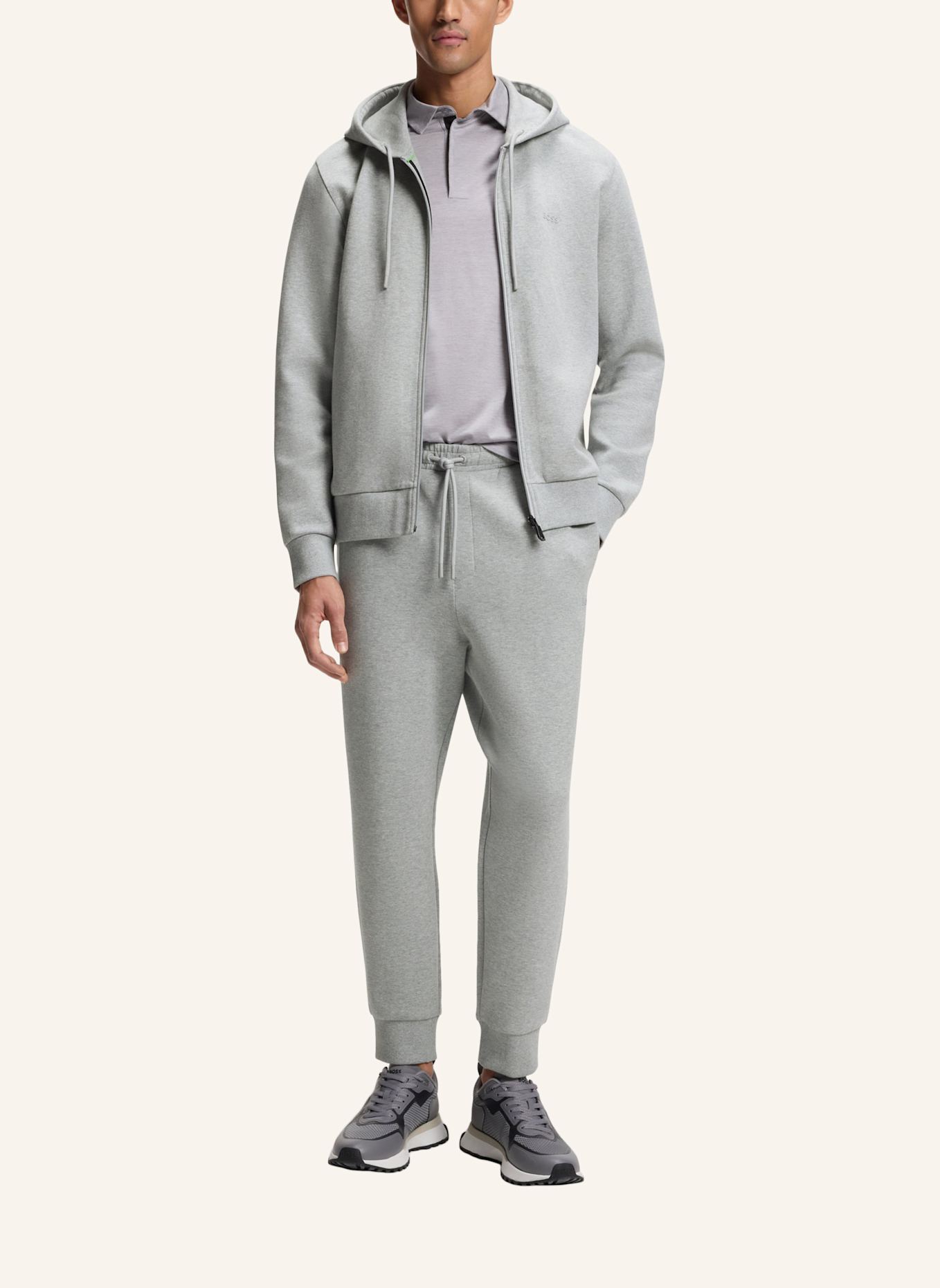 BOSS Casual Hose HADIKO Regular Fit: SILBER