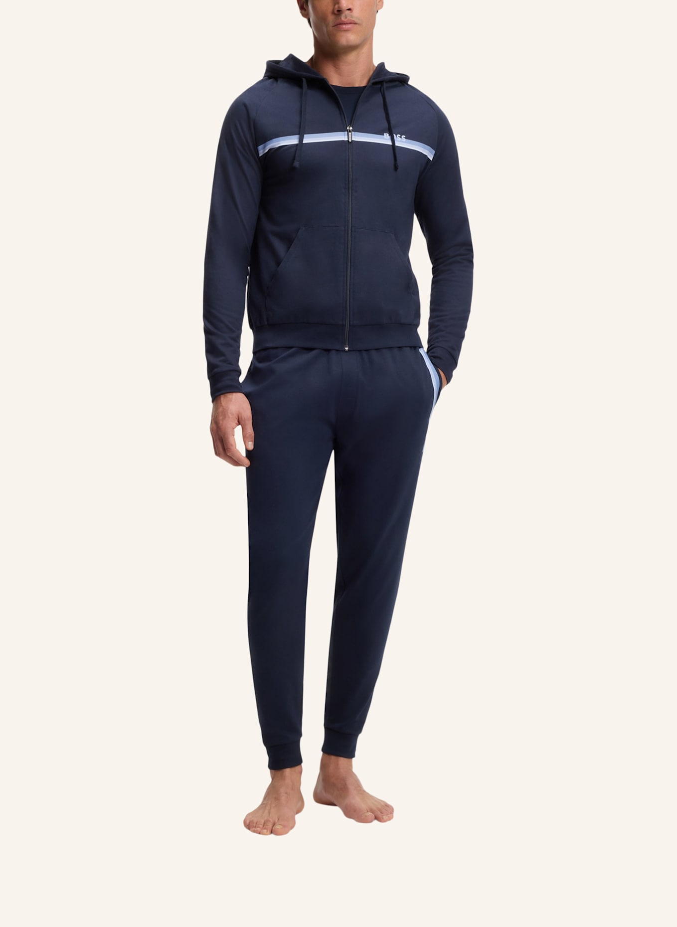 BOSS Loungewear Unterteil AUTHENTIC PANTS: DUNKELBLAU