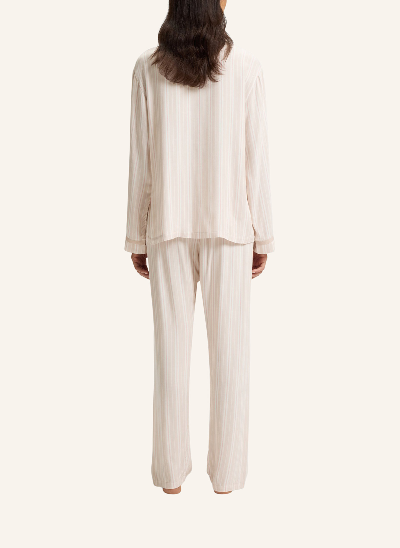 BOSS Pyjama-Oberteil TWILL_SHIRT: BEIGE