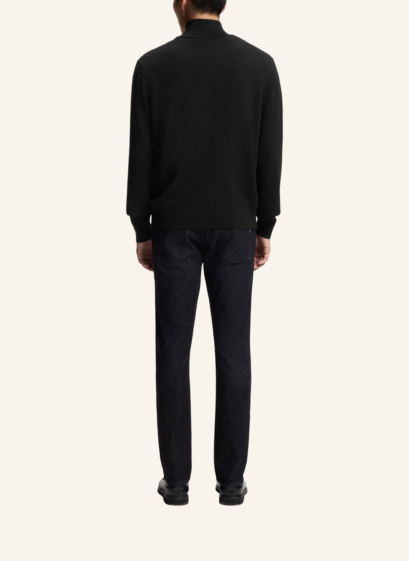 BOSS Strickjacke UPALANO-L Regular Fit: SCHWARZ