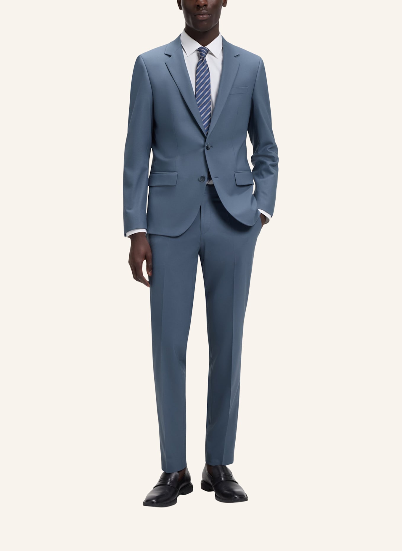 HUGO Business Anzug HENRY/GETLIN232X Slim Fit: HELLBLAU