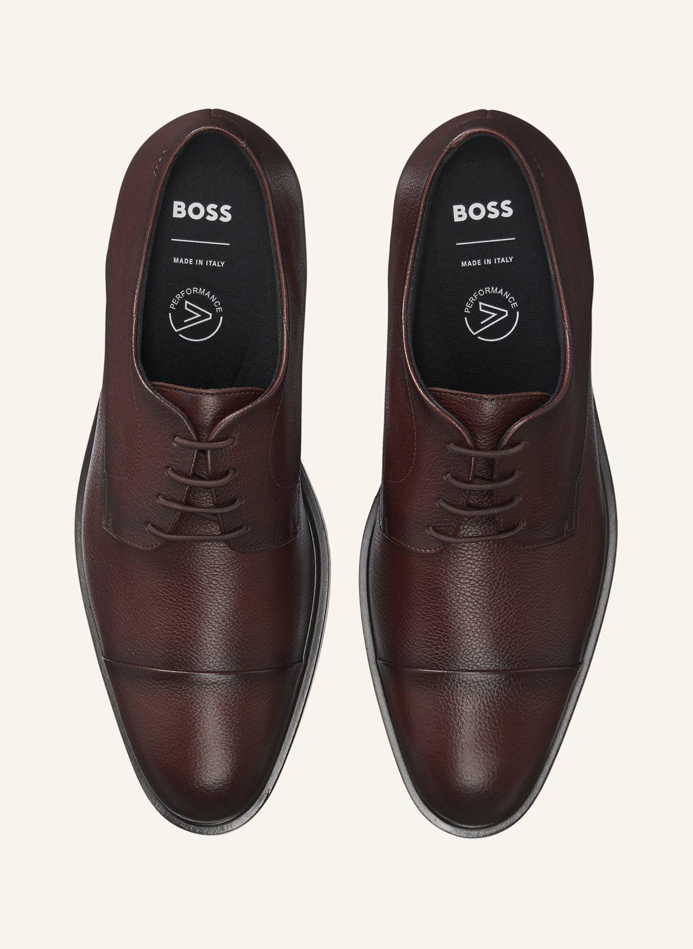 BOSS Business-Schnürschuh P-WINSLOW_DR_BUCTP: DUNKELBRAUN