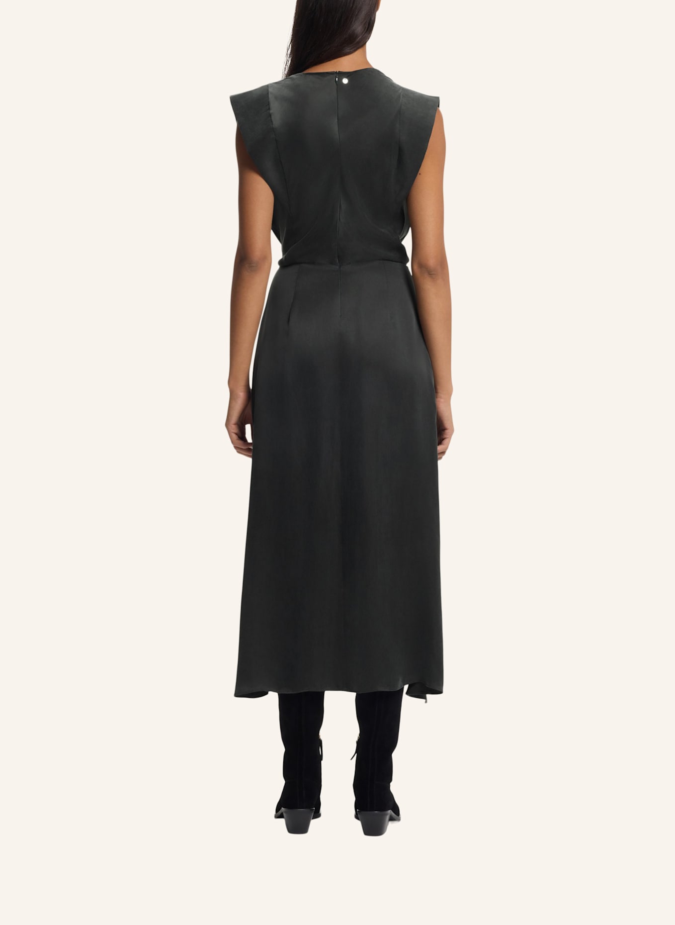 BOSS Business Kleid C_DRATTY Regular Fit: GRAU