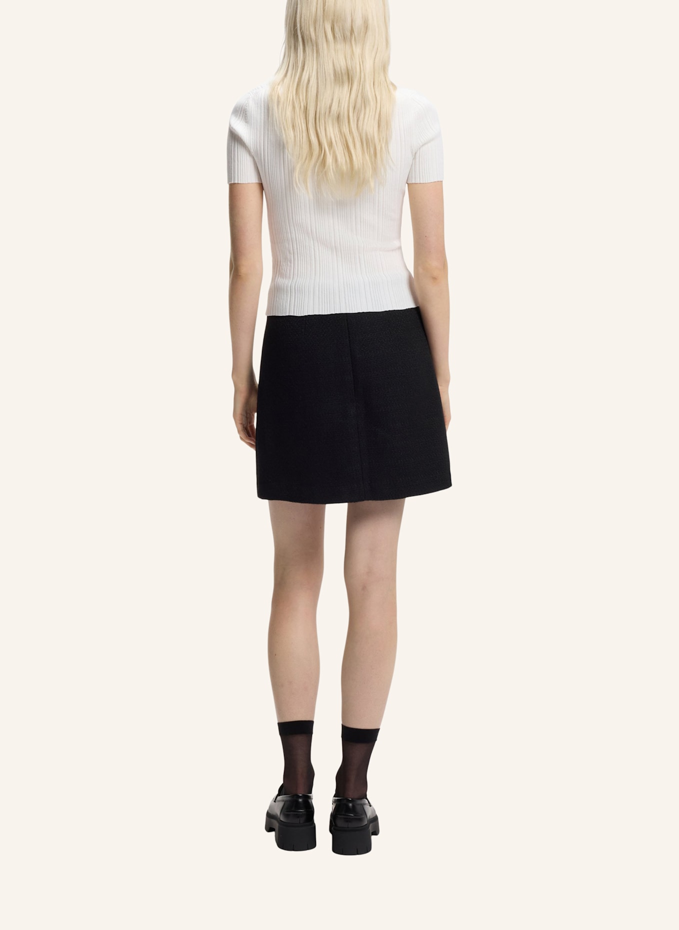 HUGO T-Shirt SARPHAPILK: BEIGE