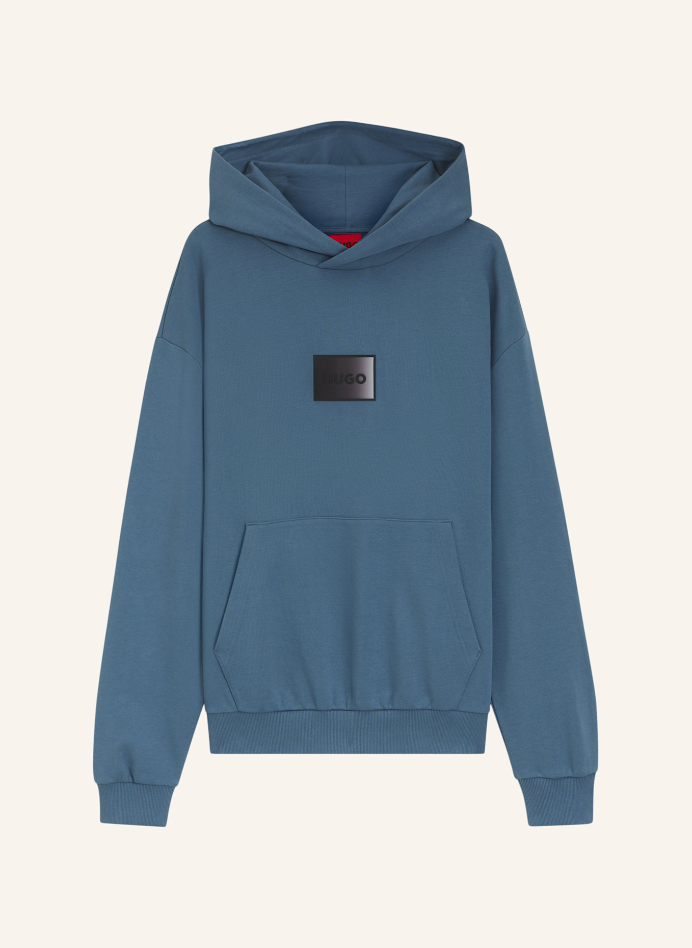 HUGO Sweatshirt DANOHOOD Relaxed Fit: BLAU