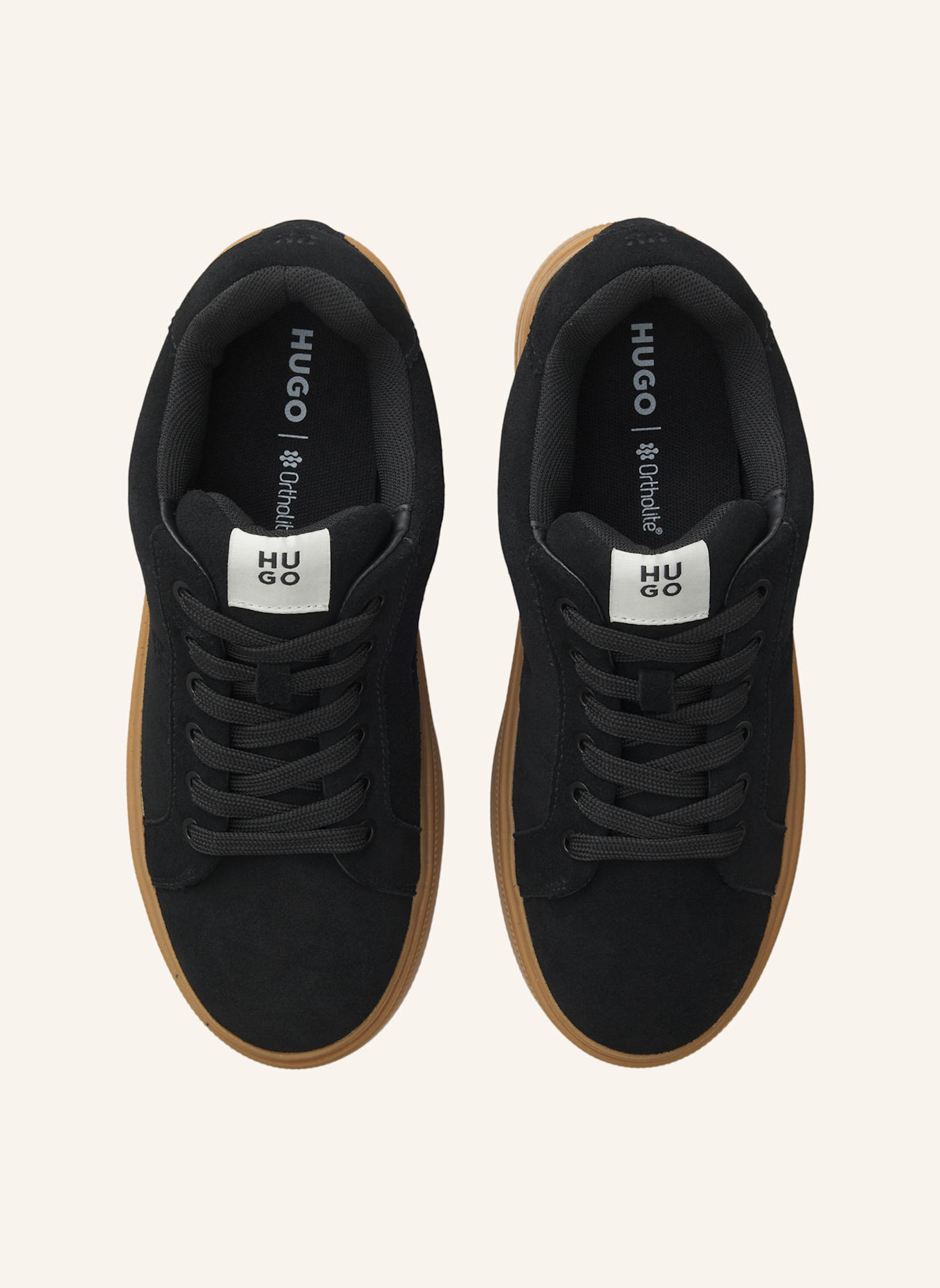 HUGO Turnschuh LYZZ_TENN_PDSD: SCHWARZ