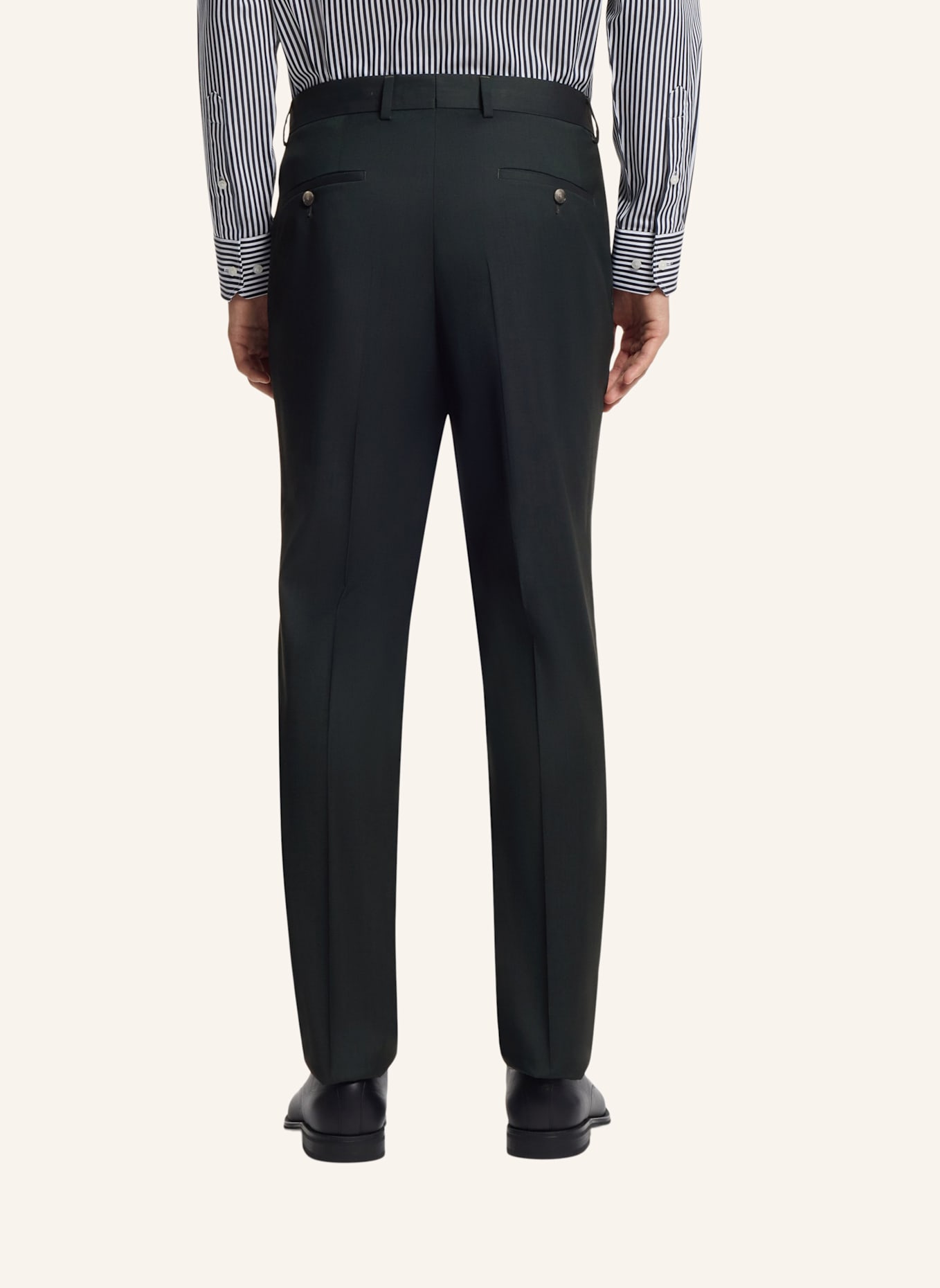 BOSS Business Anzug H-HUGE-2PCS-PEAK-253 Slim Fit: GRÜN