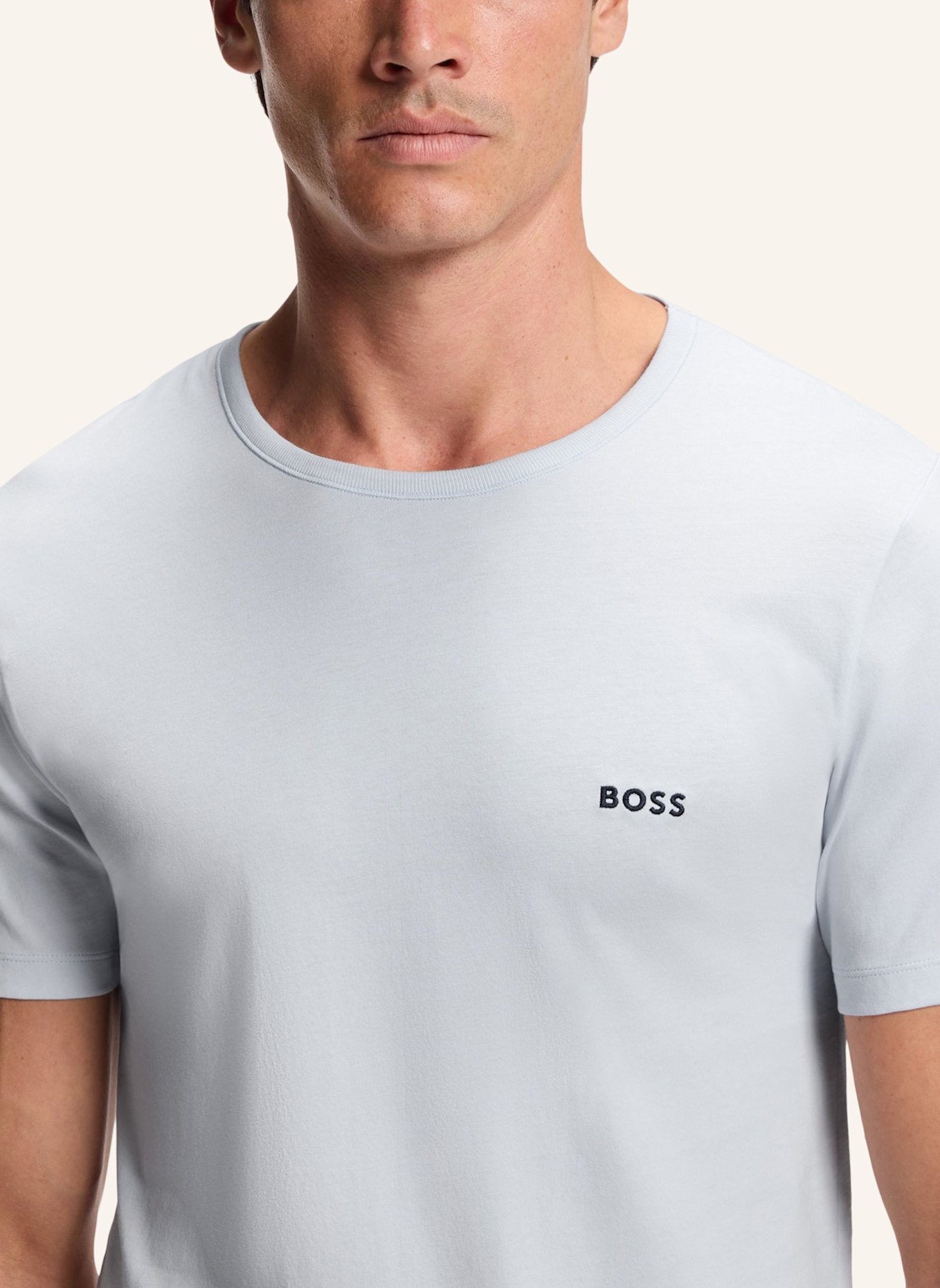 BOSS Unterwäsche Top TSHIRTRN 3P CLASSIC Regular Fit: WEISS