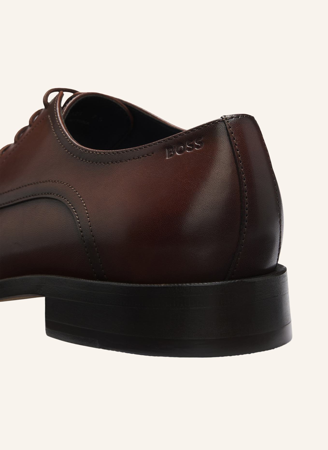 BOSS Business-Schnürschuh TAYIL-L_DERB_BUW: BRAUN